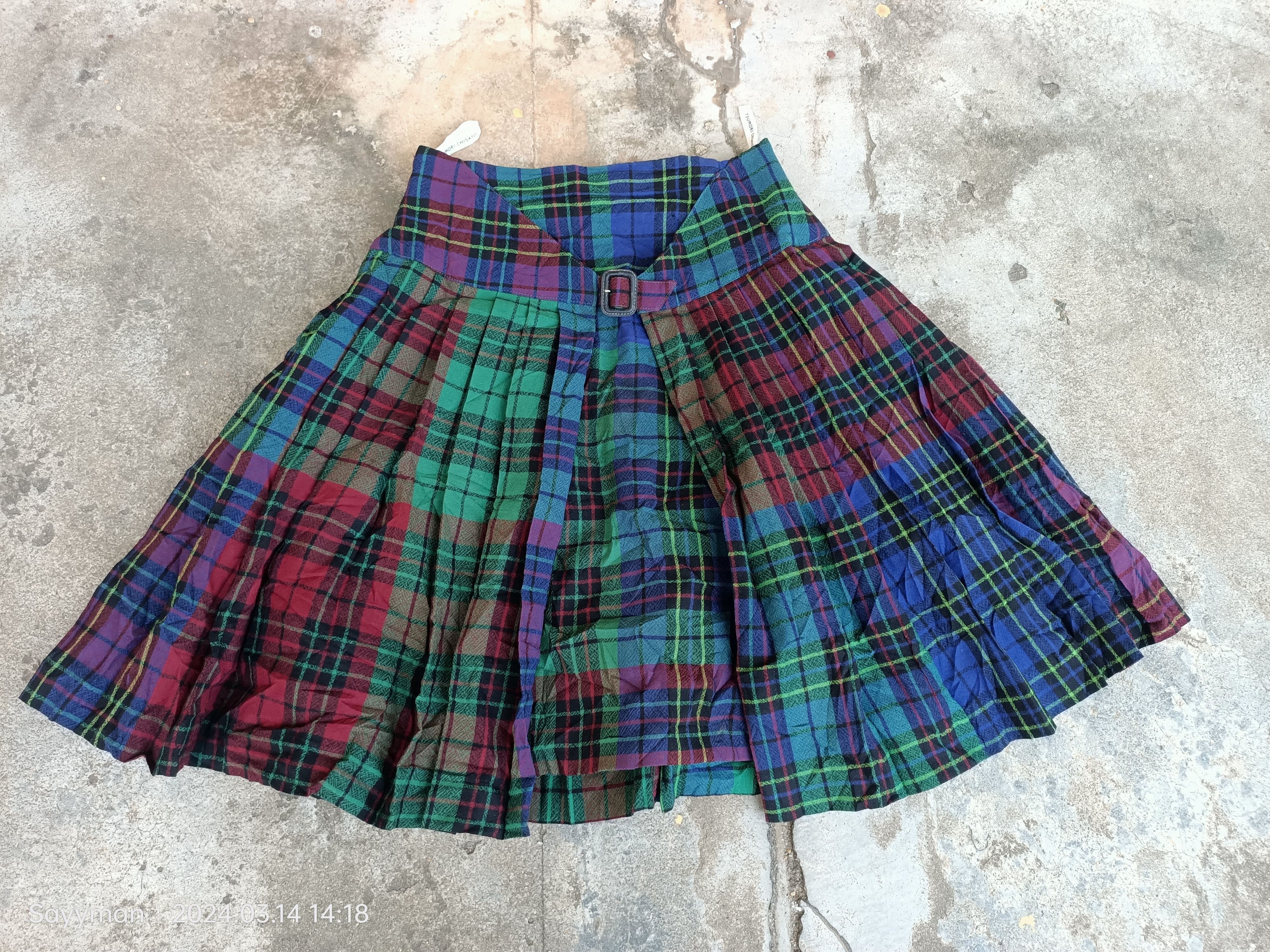 image of Issey Miyake x Tsumori Chisato Multi Color Mini Skirt, Women's (Size 24)