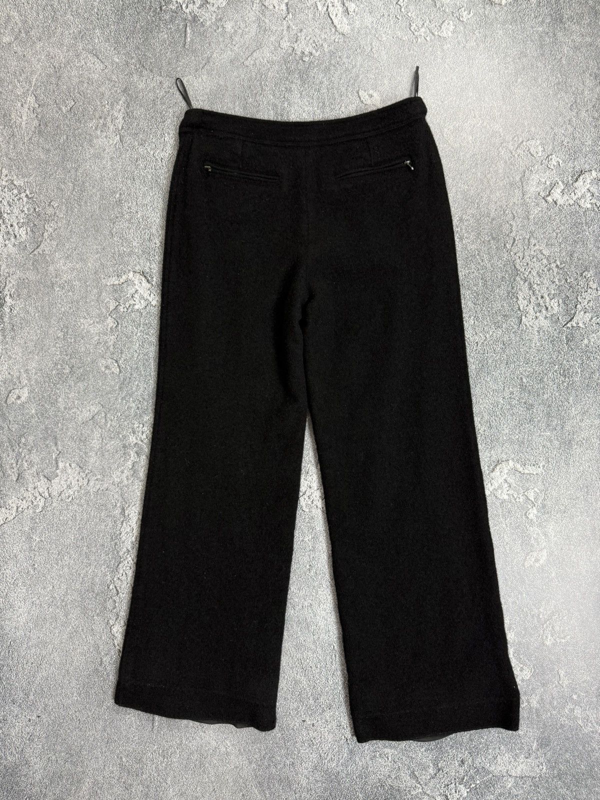 Chanel Chanel Vintage Wool Front adjustable waistband zip Pants Size 27" / US 4 / IT 40 - 9 Thumbnail