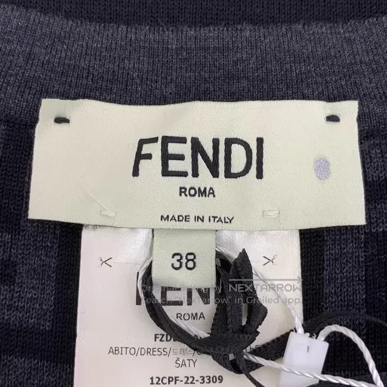 Fendi Fendi Black Lining Floral Print Wool Cashmere Crew Neck Lo Size XS / US 0-2 / IT 36-38 - 6 Thumbnail