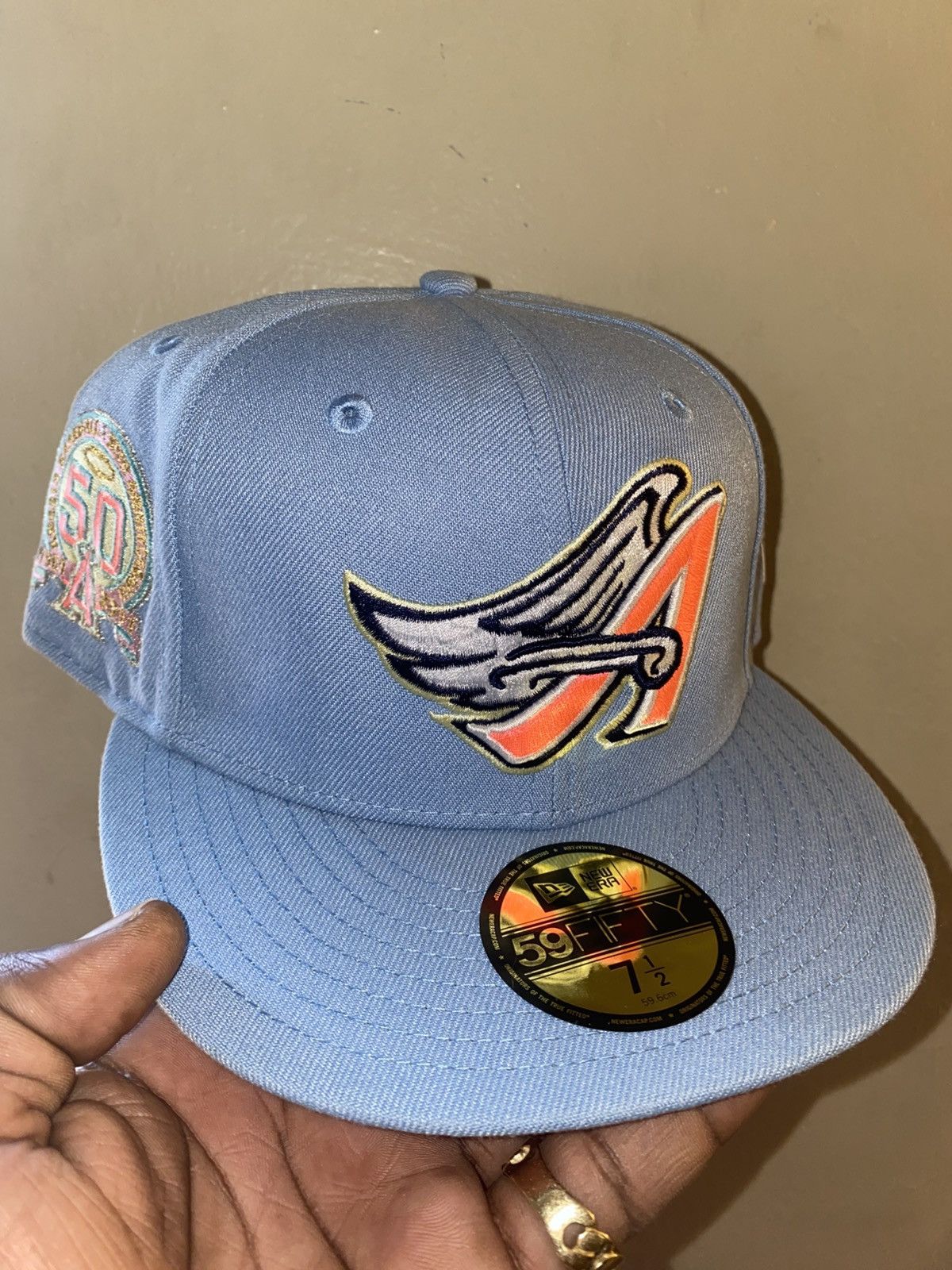 Hat Club HATCLUB 😇 COTTON CANDY SZ 7 1/2 Size ONE SIZE - 1 Thumbnail