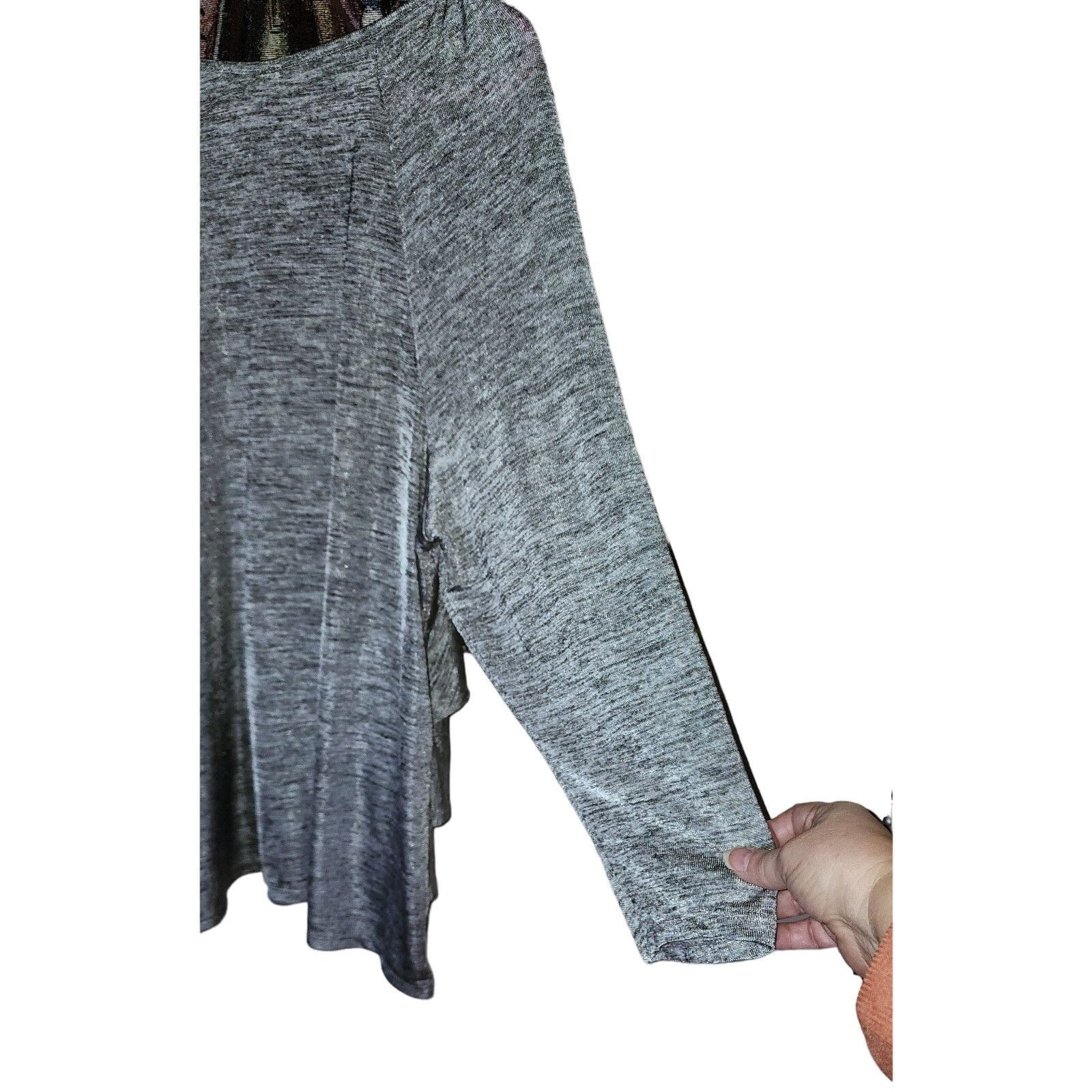 Element Elements Womans Size 2XL gray long sleeved top Size XXL / US 16-18 / IT 52-54 - 5 Thumbnail