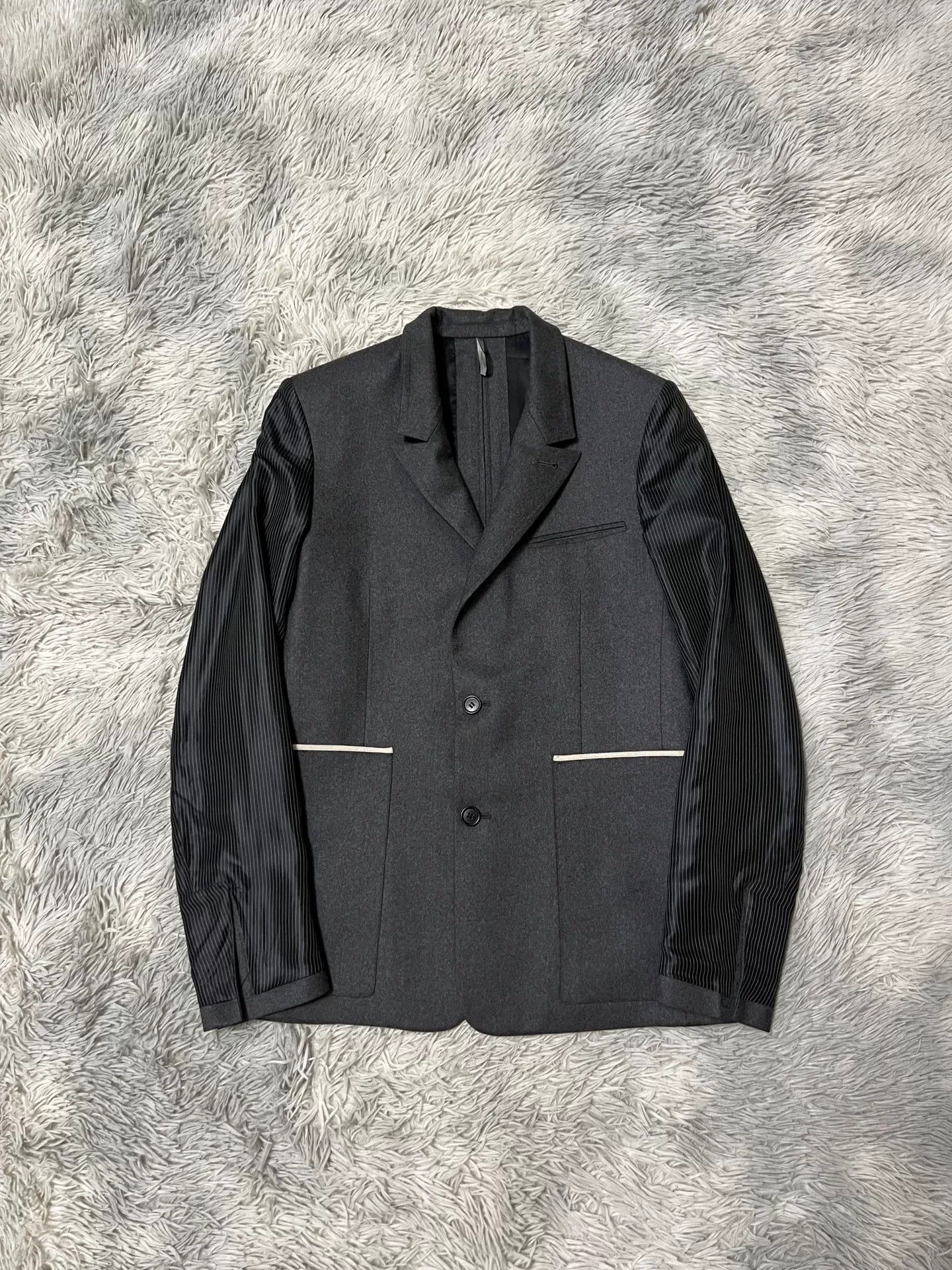 Dior Dior Homme Reversible Wool Silk Blazer Size US L / EU 52-54 / 3 - 1 Thumbnail
