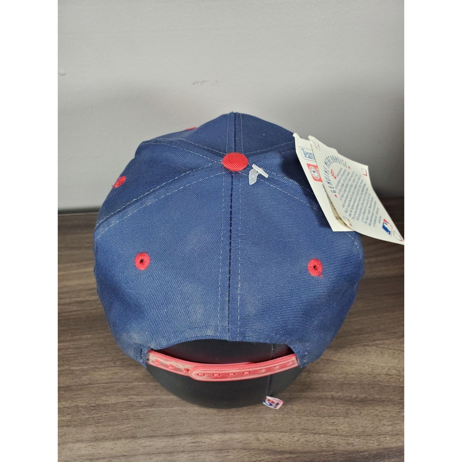 Logo 7 × MLB × Vintage Boston Red Sox Logo 7 Hat Snapback Cap Spellout Wrap Around Size ONE SIZE - 8 Thumbnail