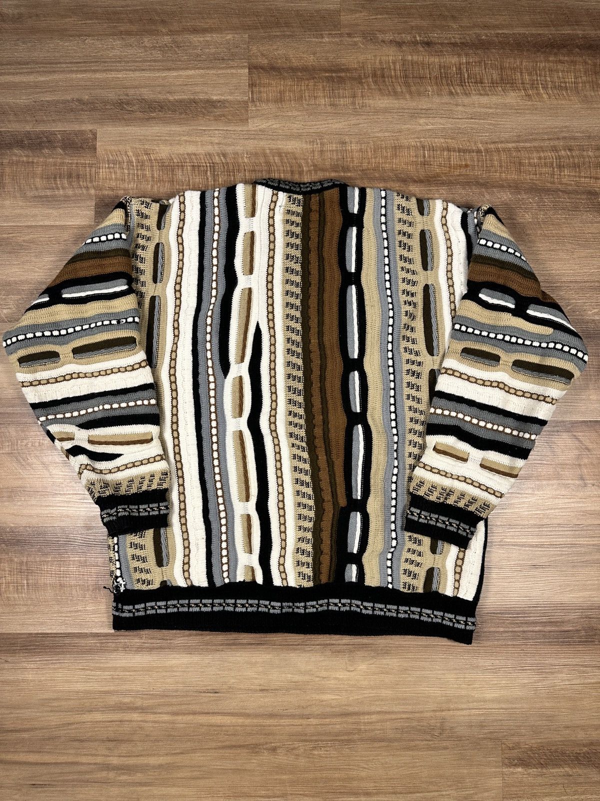 Coogi × Vintage Alan Stewart Size XXL Tall Coogi Style 90s Sweatshirt Brown Size US XXL / EU 58 / 5 - 6 Thumbnail