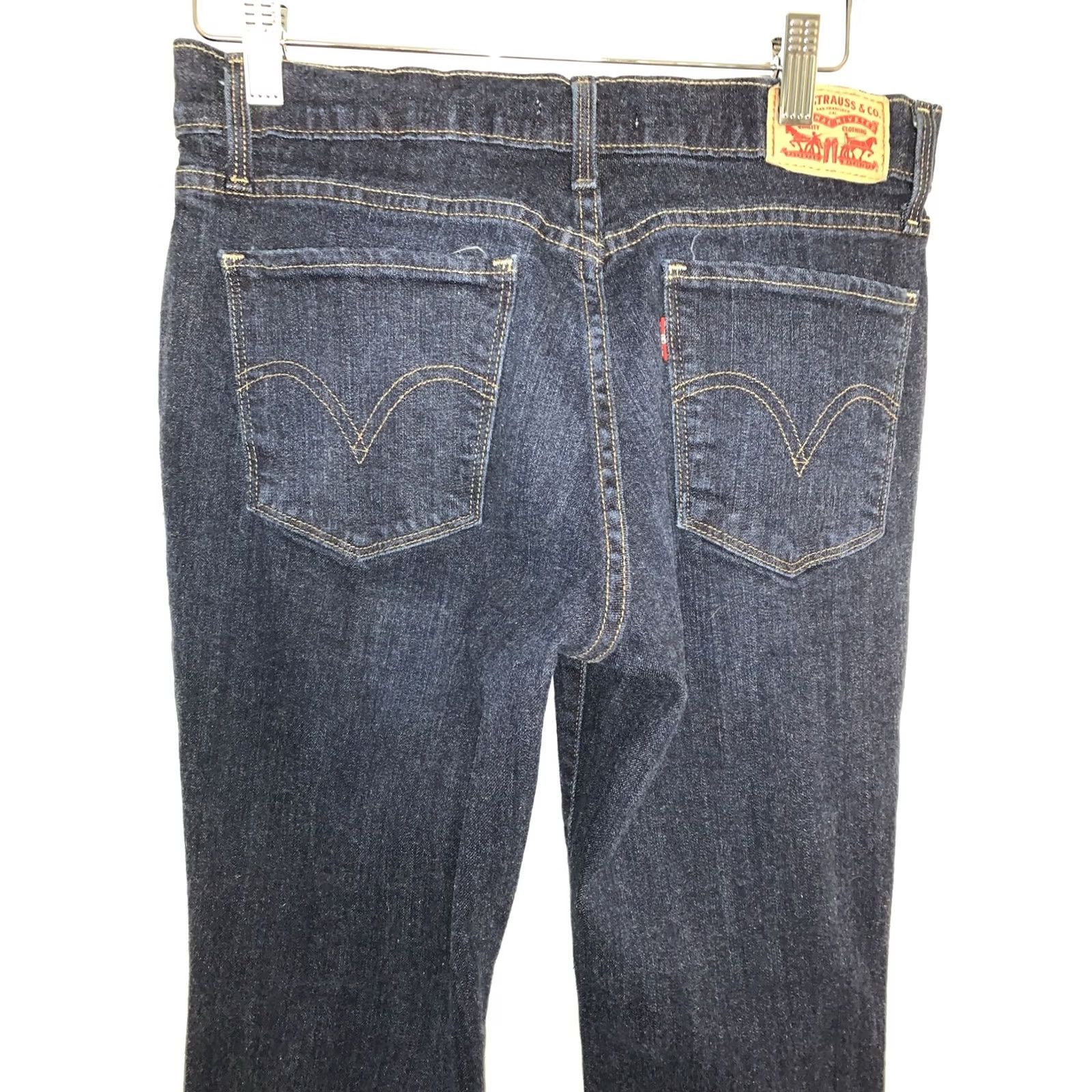 Levi's VINTAGE Levi’s 515 Jeans Womens 6 Dark Wash Bootcut Denim EUC 2318 Size 28" / US 6 / IT 42 - 6 Thumbnail