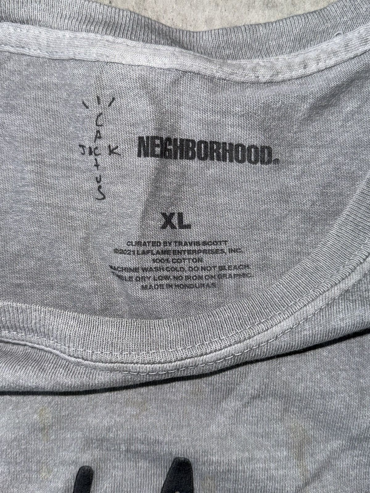 Neighborhood × Travis Scott Cactus Jack Neighborhood T Shirt Size US XL / EU 56 / 4 - 3 Thumbnail