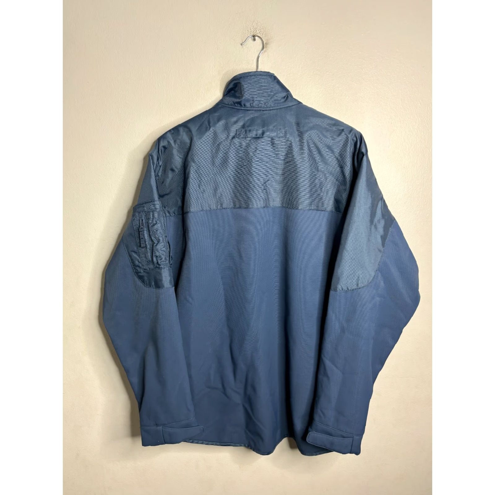 CO Duluth Trading Co Tradesmen Jacket Soft Shell Fleece Lined Nylon Zip Blue XL Mens Regular Jacket Size US XL / EU 56 / 4 - 6 Thumbnail