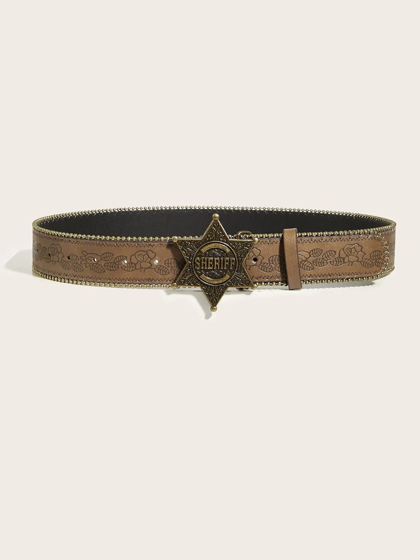 Vintage Urban Edge Nail Detail Belt Size ONE SIZE - 2 Thumbnail