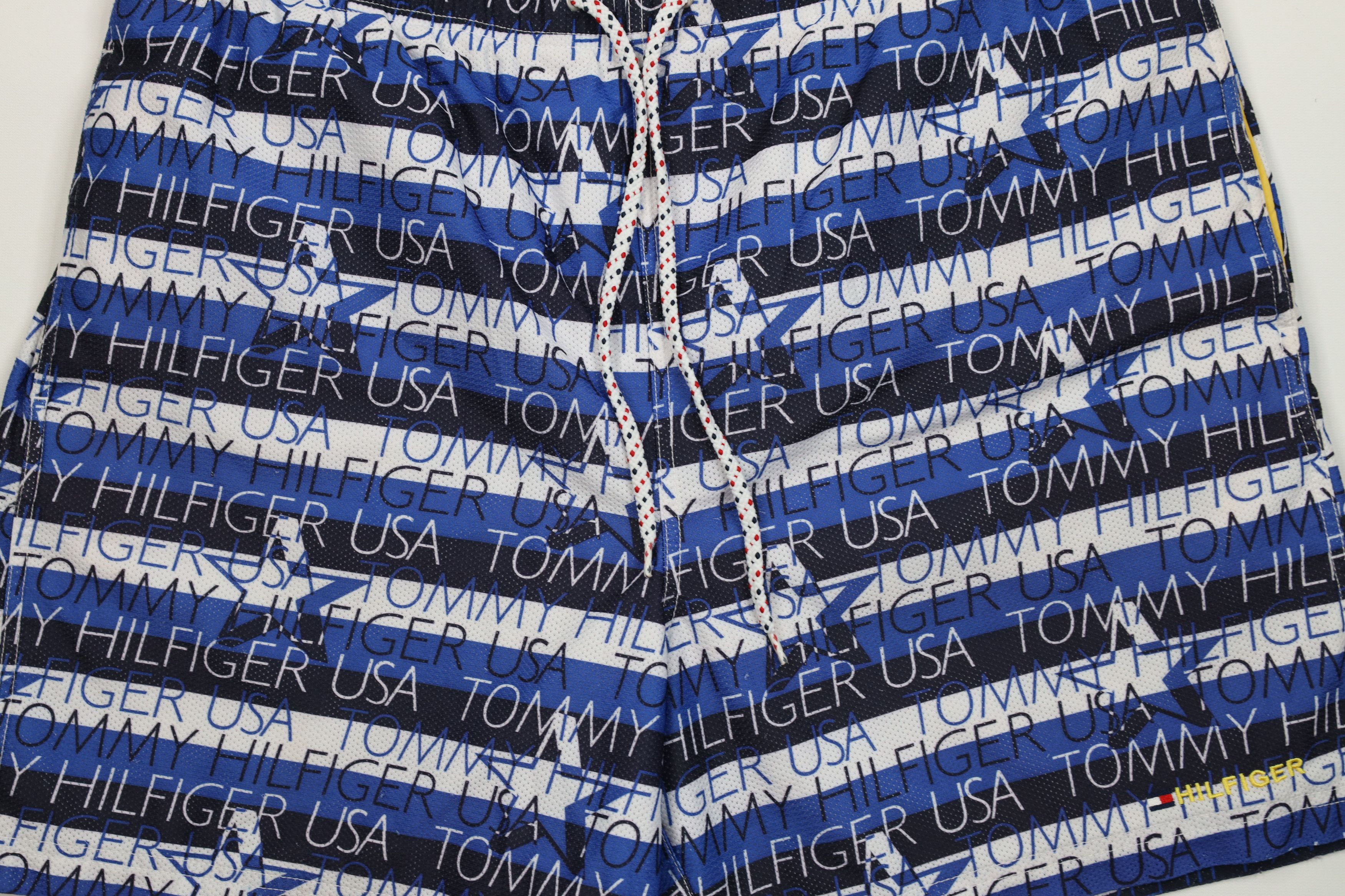 Tommy Hilfiger Vintage 90s Tommy Hilfiger Stars Striped Lined Shorts Trunks Size US 38 / EU 54 - 3 Thumbnail
