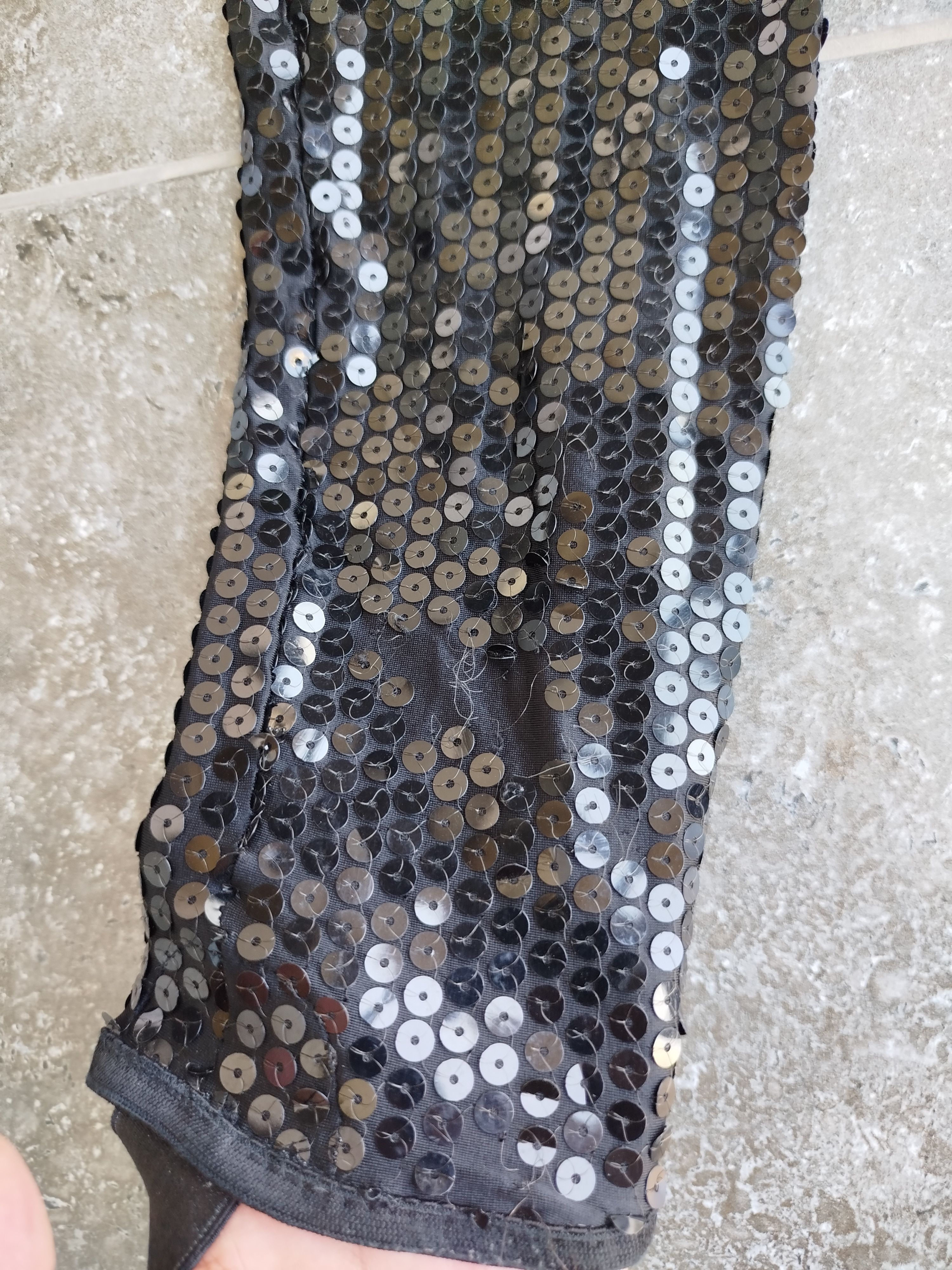 Jean Paul Gaultier Vintage Pants Leggings Sequin Stirrup 90s Size 42 Size 28" / US 6 / IT 42 - 8 Thumbnail
