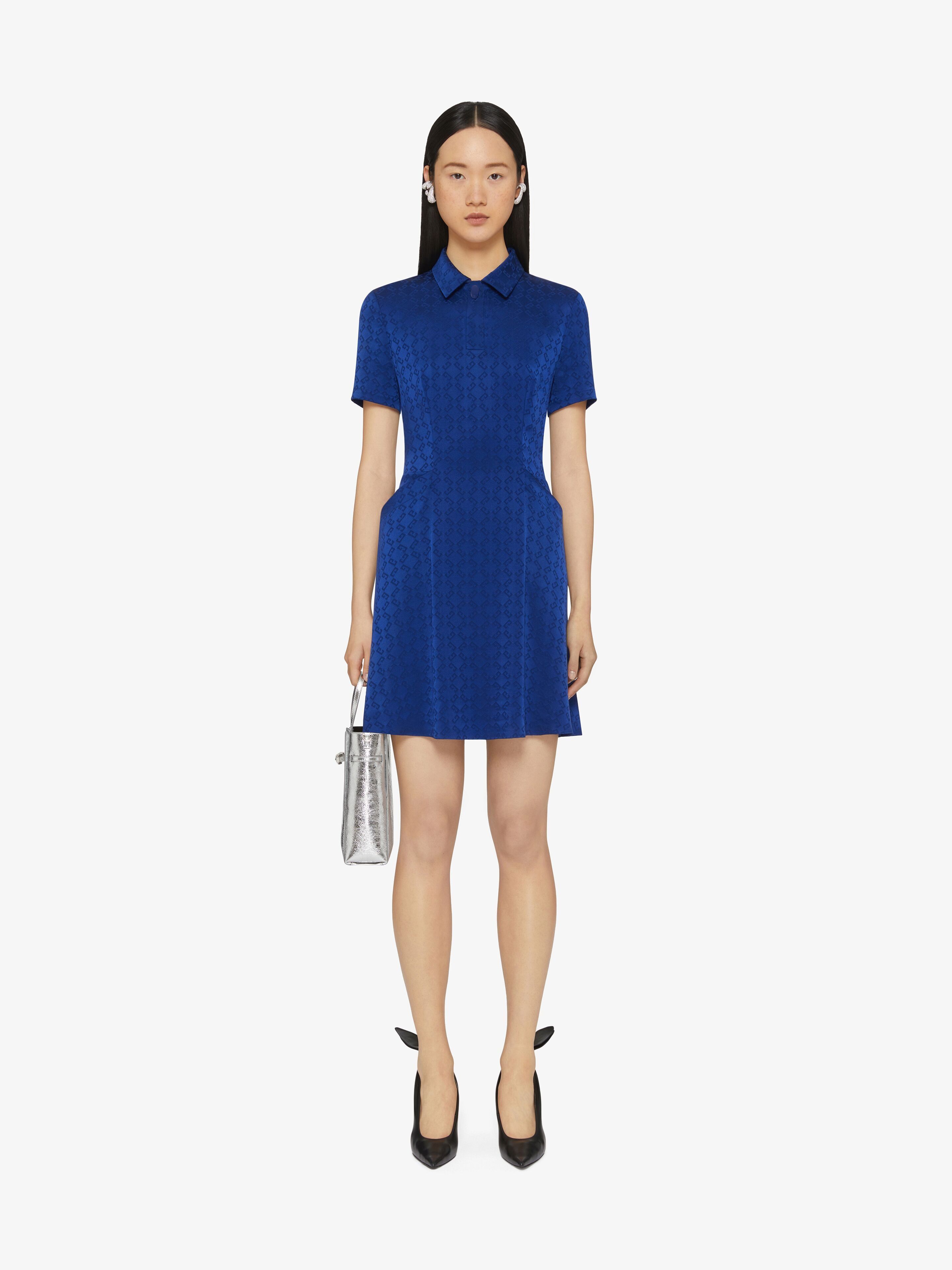 Givenchy o1srvl11e0725 Polo Dress in Blue Size XS / US 0-2 / IT 36-38 - 4 Thumbnail