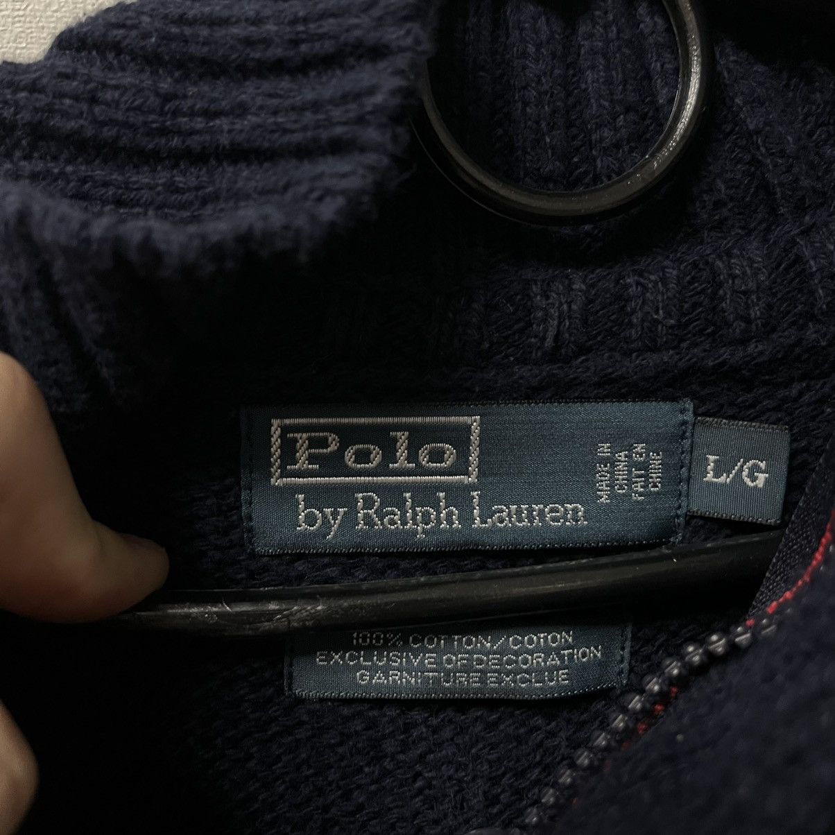 Polo Ralph Lauren Vintage Polo Ralph Lauren USA Flag 1/4 Zip Sweater Size US L / EU 52-54 / 3 - 9 Thumbnail