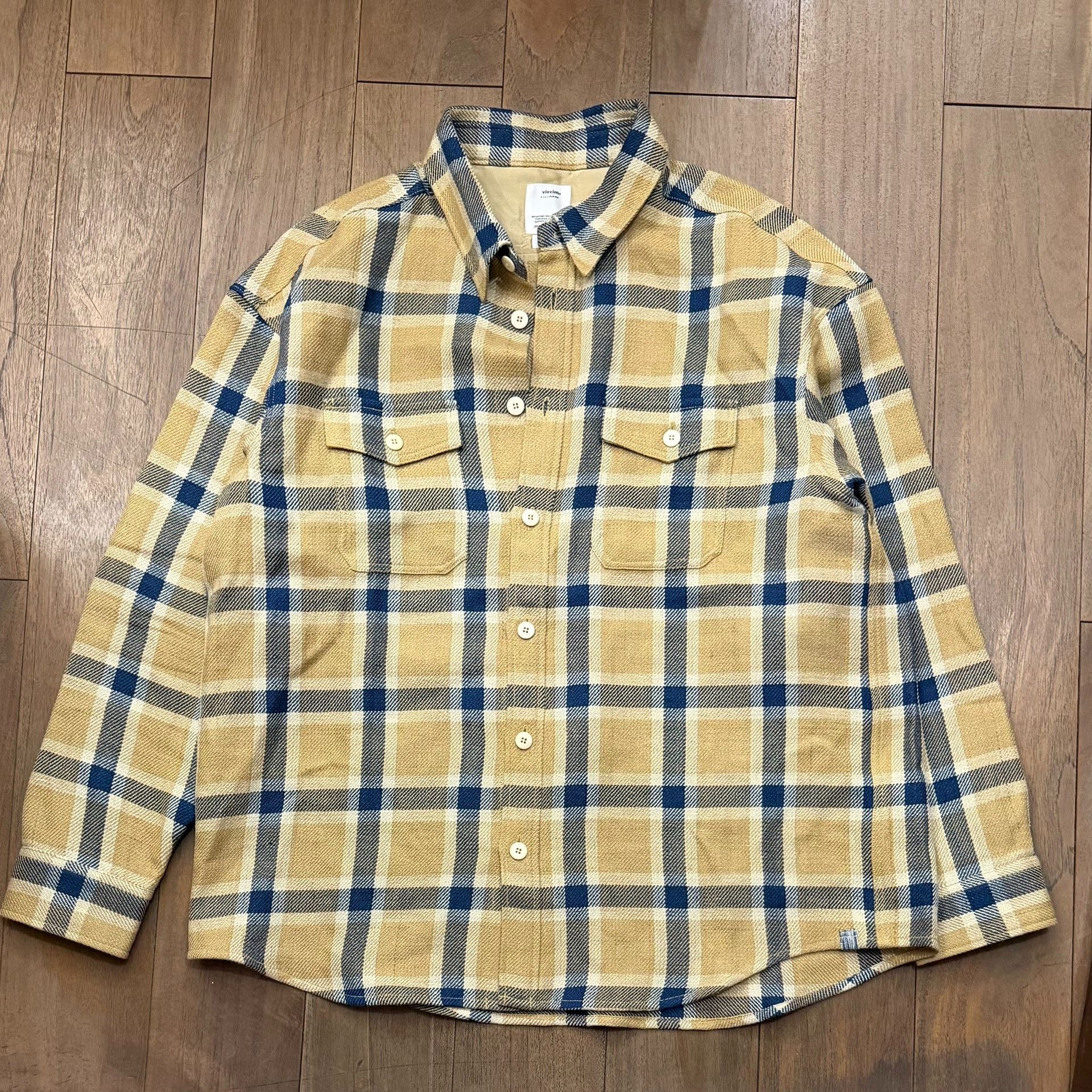 Visvim VISVIM LUMBER L/S TWEED SHIRT BROWN | Grailed