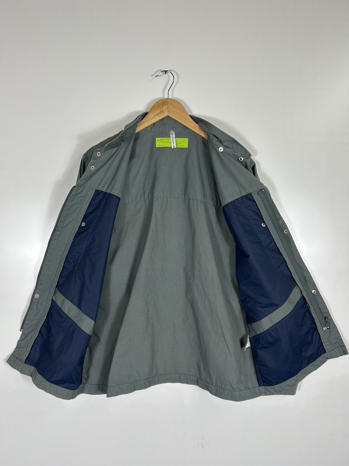 Japanese Brand 🔥Necessary Or Unnecessary Japan Workwear Style Zipper Jacket Size US L / EU 52-54 / 3 - 10 Thumbnail