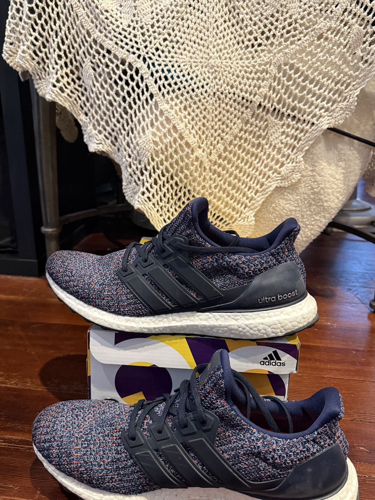 Adidas Adidas UltraBOOST 4.0 (Multi Navy) Size US 11 / EU 44 - 4 Thumbnail