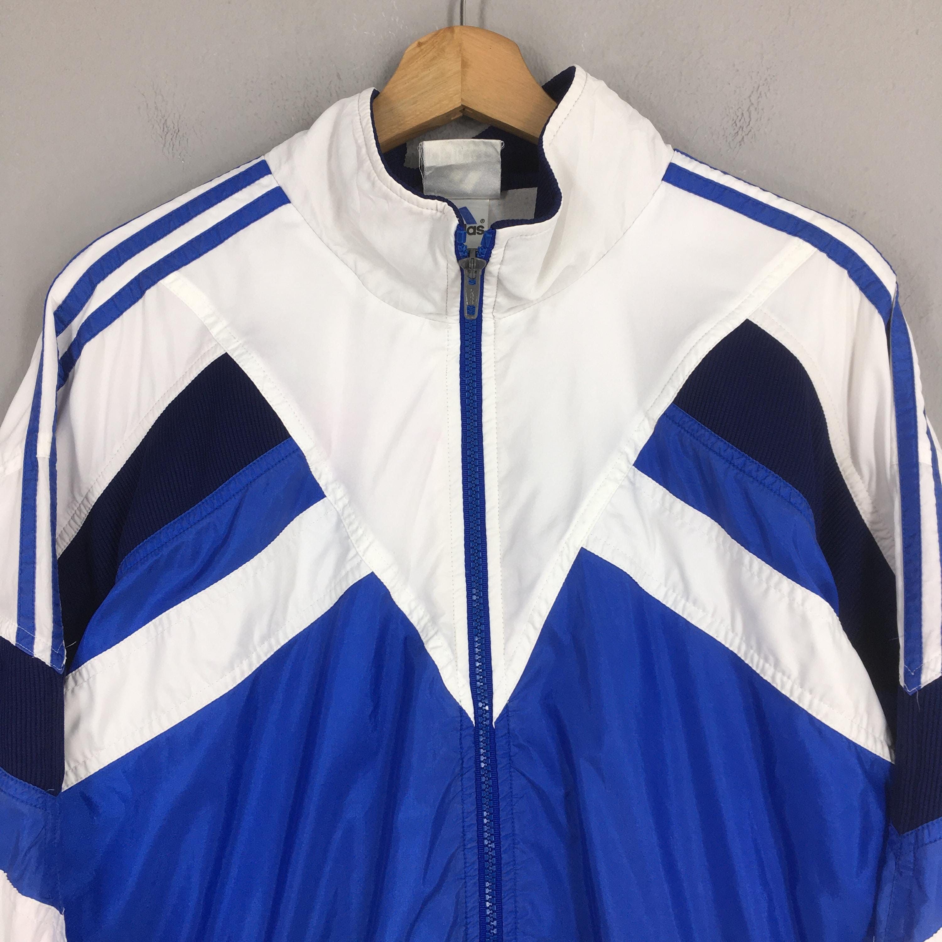 Adidas Vintage 90s Adidas Equipment Windbreaker Jacket Large Size US L / EU 52-54 / 3 - 2 Thumbnail