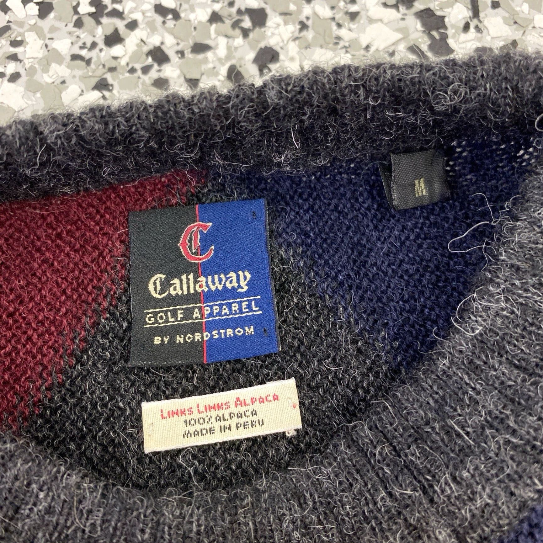 Callaway VINTAGE Callaway Golf Sweater Men’s Medium Black Alpaca Nordstrom Size US M / EU 48-50 / 2 - 3 Thumbnail