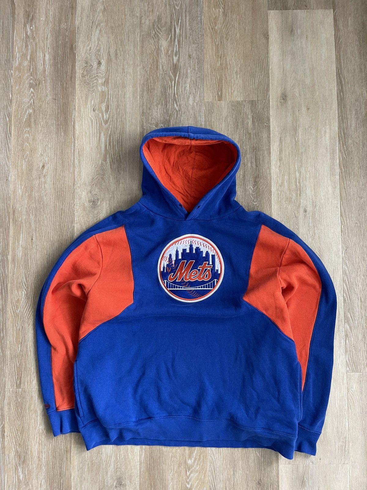 Mitchell & Ness × Vintage VINTAGE Y2K MITCHELL & NESS HEAVYWEIGHT HOODIE Size US XL / EU 56 / 4 - 5 Thumbnail