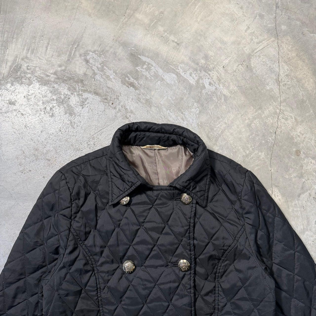 MCM Vintage MCM Légère Diamond Quilted Double Breasted Jacket Size L / US 10 / IT 46 - 3 Thumbnail