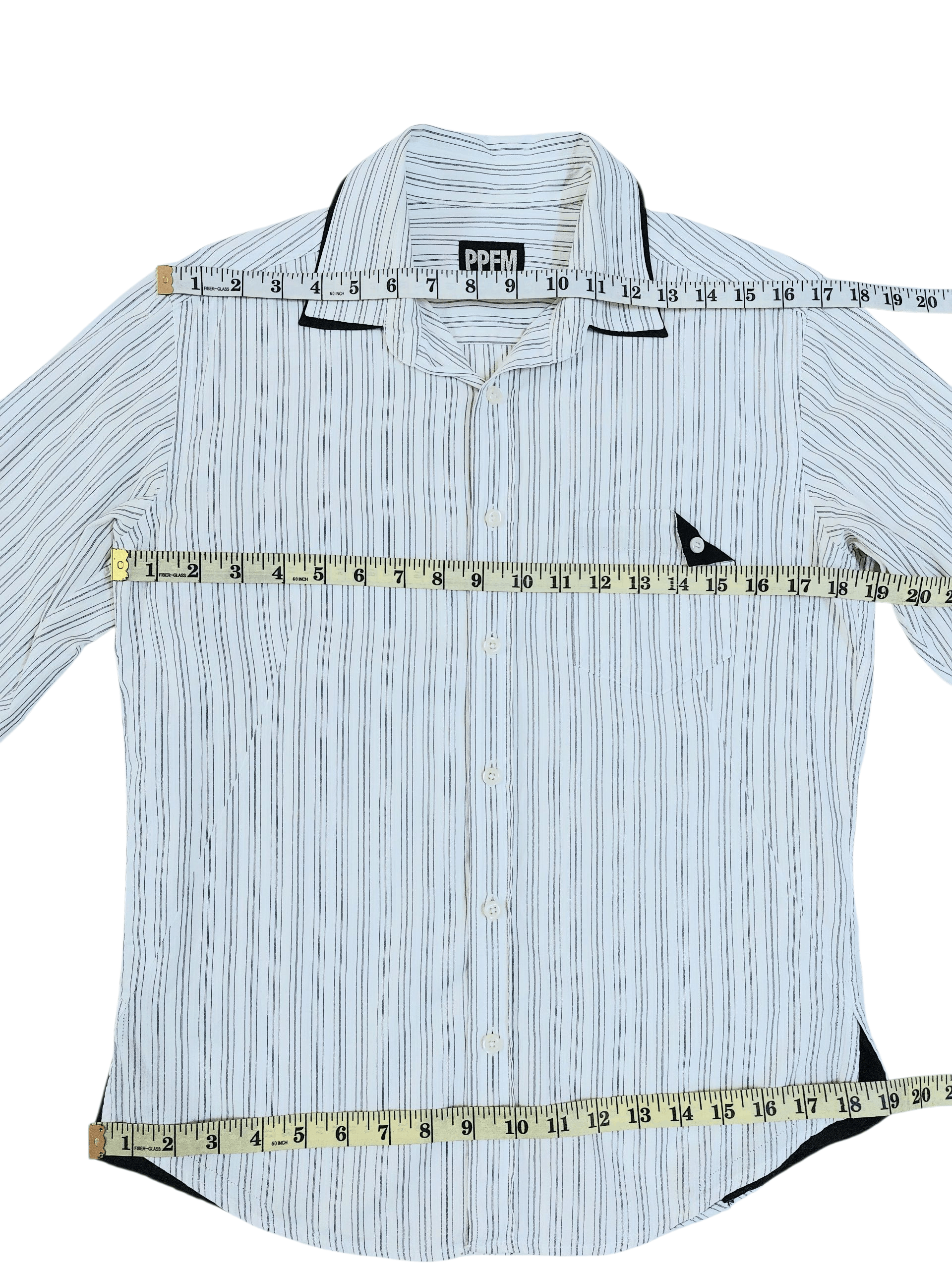 PPFM PPFM Hickory Stripe Button Ups Size US M / EU 48-50 / 2 - 14 Thumbnail