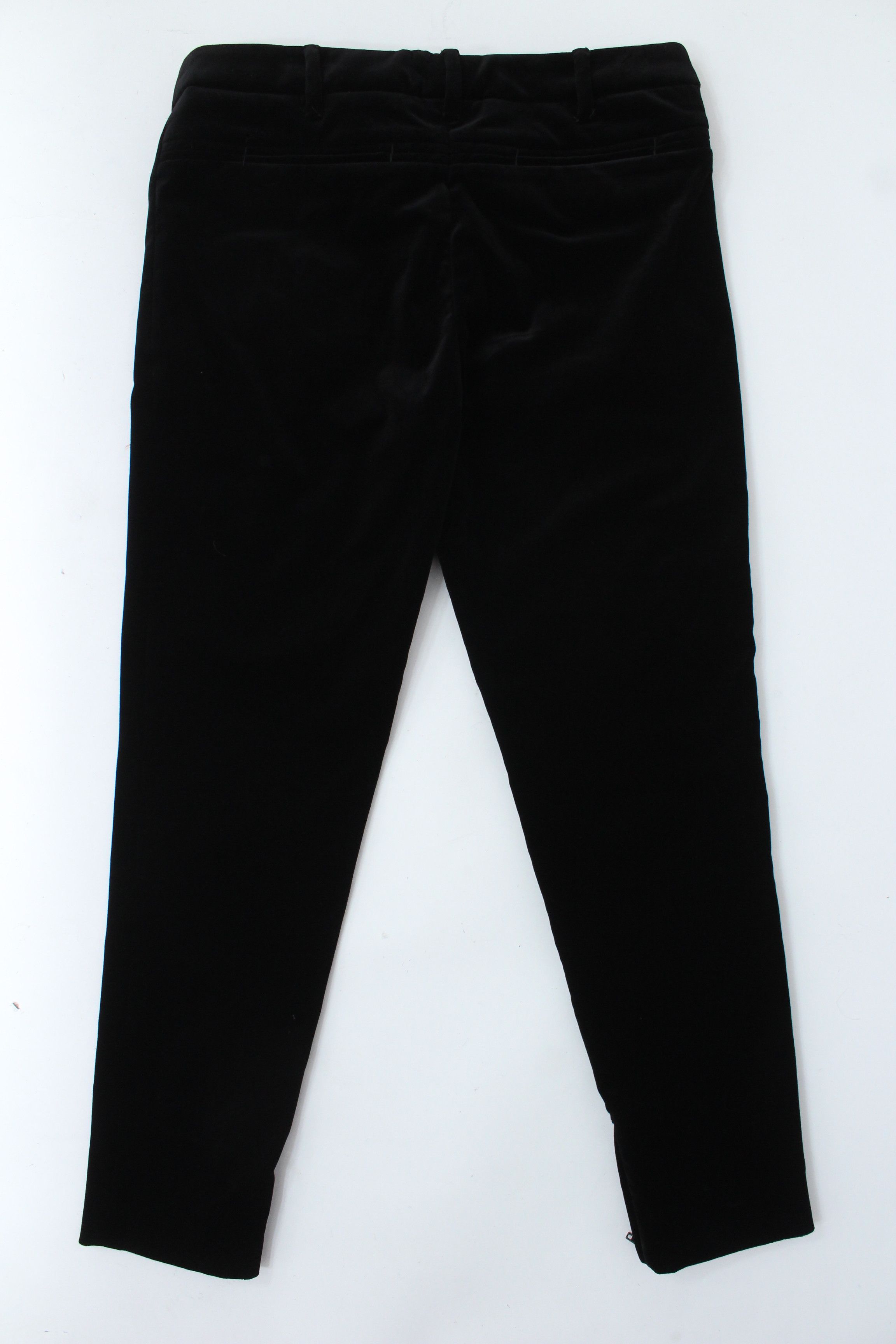 Miu Miu Miu Miu Black Velvet Ankle Zip Trousers Pants IT 40 Size 27" / US 4 / IT 40 - 6 Thumbnail