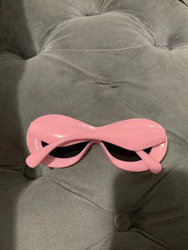 Electric Visual Pink Oval Candy Color Goggle Sun Glasses Size ONE SIZE - 2 Thumbnail