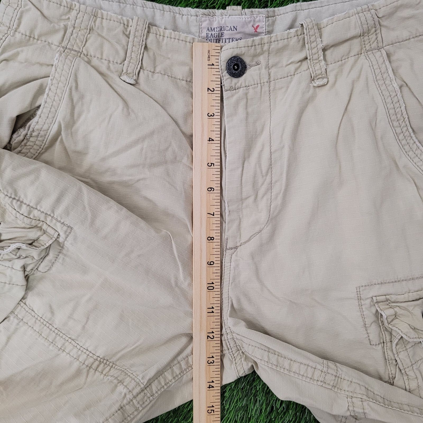American Eagle Outfitters Vintage Y2K American Eagle Cargo Shorts 34x10 Baggy Size US 34 / EU 50 - 15 Thumbnail