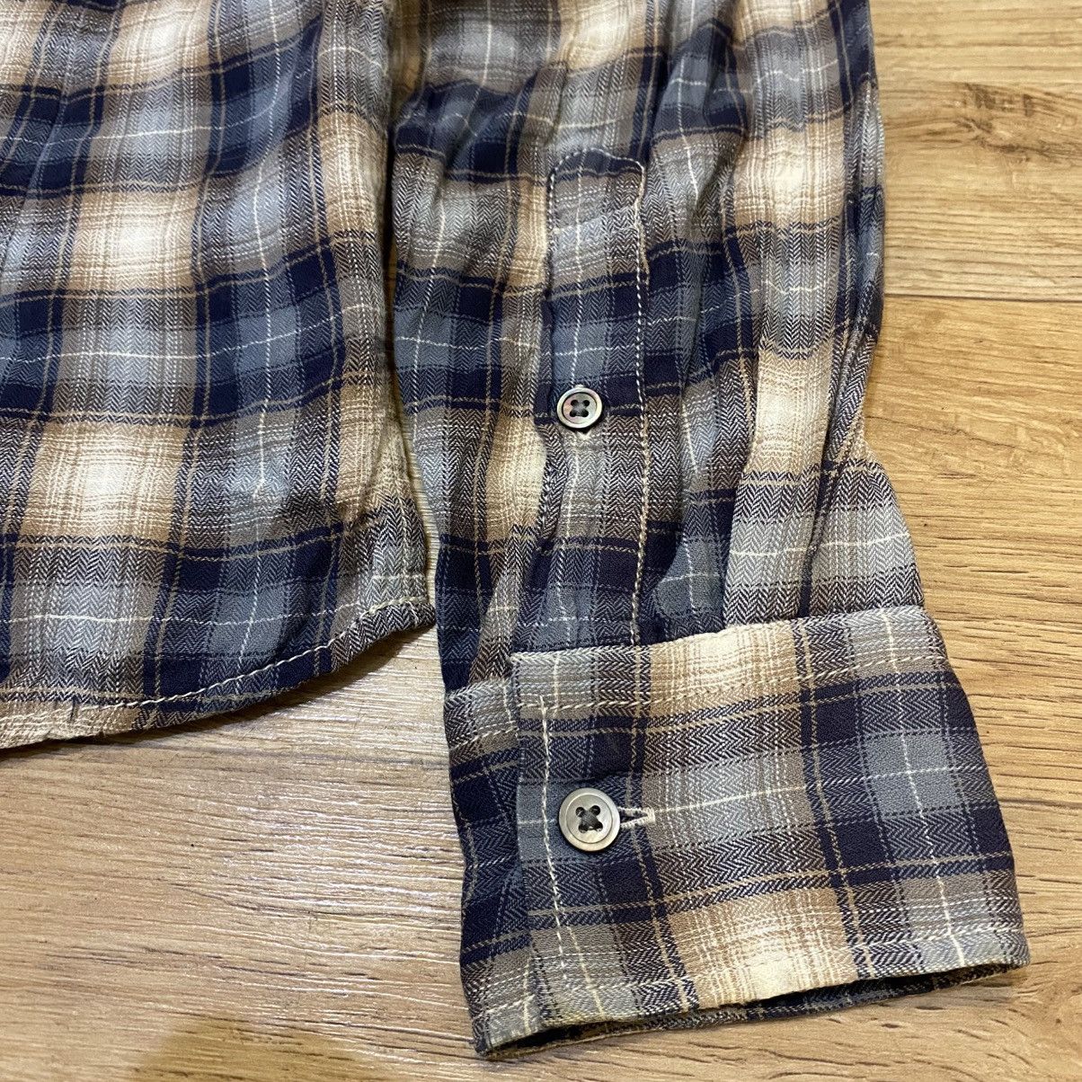 Tornado Mart Zero By Tornado Mart Plaid Button Up Shirts Size US M / EU 48-50 / 2 - 8 Thumbnail