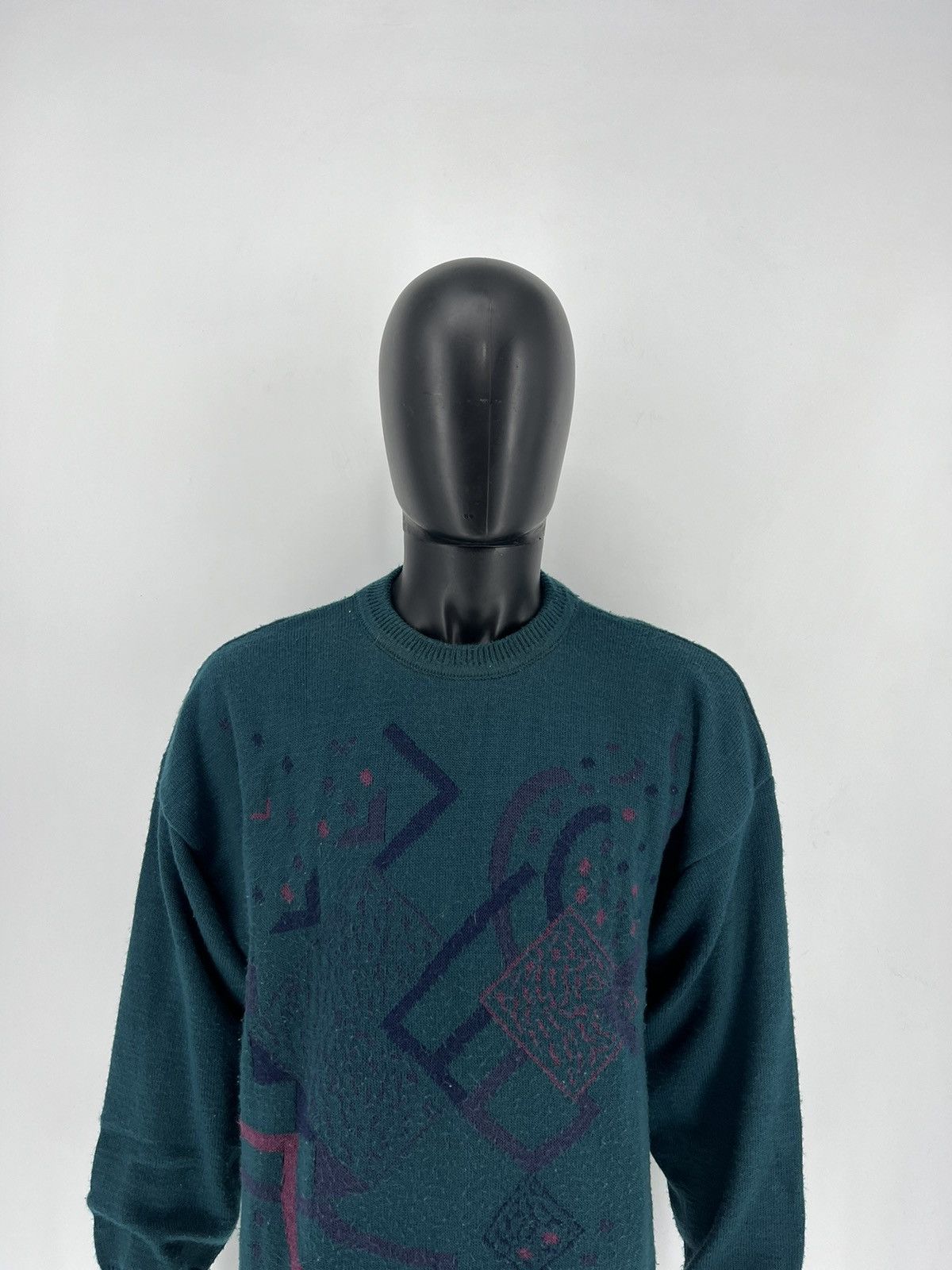 Vintage Vintage 90s Wool Sweater Oversize Made in Size US L / EU 52-54 / 3 - 6 Thumbnail
