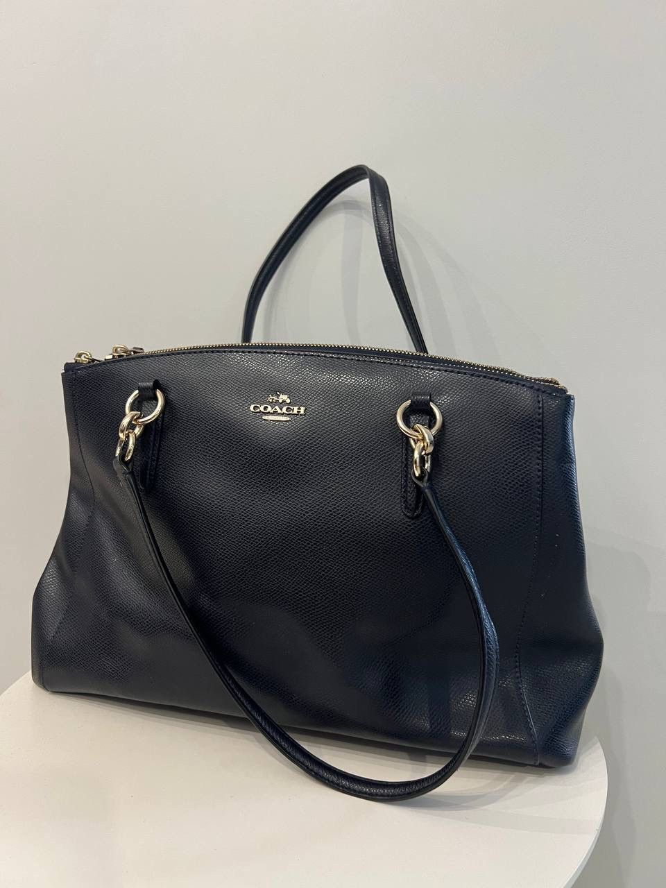 Coach Coach Black Blue Leather Large Size ONE SIZE - 2 Thumbnail