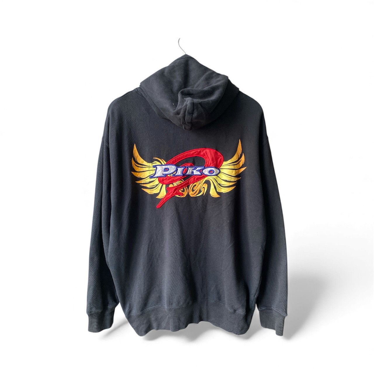 Santa Cruz Skateboards Vintage Piko Surf Skateboard Black Faded Hoodie Size US L / EU 52-54 / 3 - 1 Thumbnail
