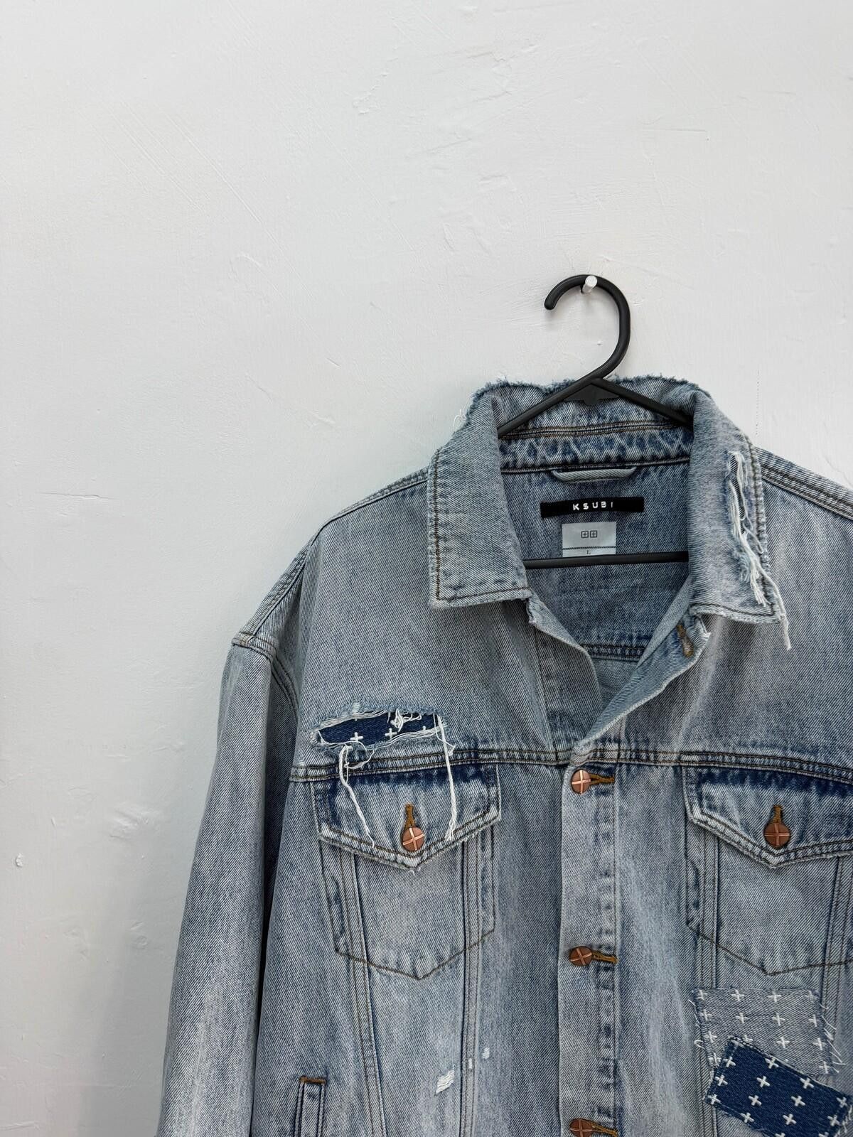 Ksubi new ksubi mens denim oh g patty mills jacket LARGE L BLUE Size US L / EU 52-54 / 3 - 2 Thumbnail