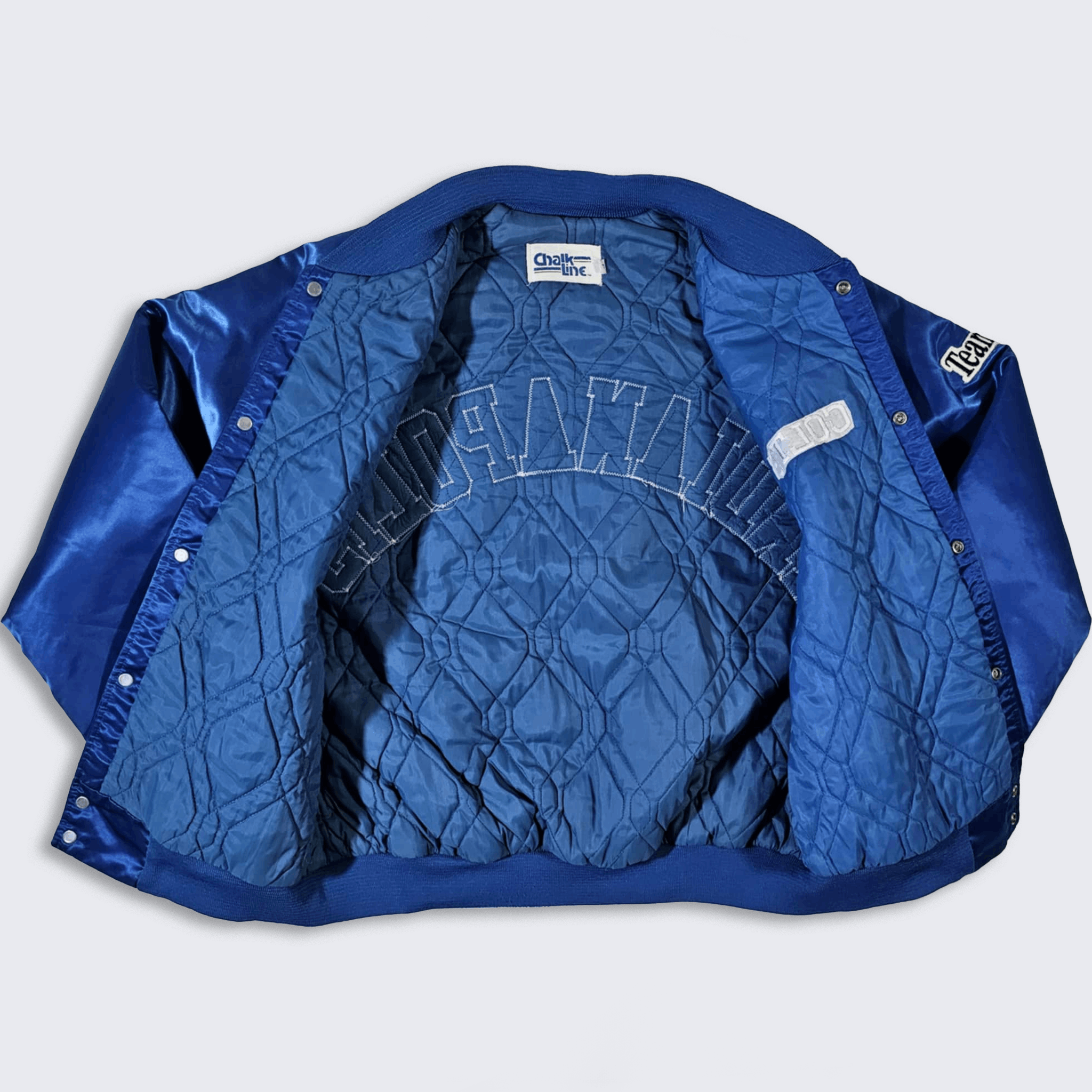 Chalk Line × NFL × Vintage Indianapolis Colts Vintage 80s Chalk Line Bomber Jacket Size US L / EU 52-54 / 3 - 3 Thumbnail