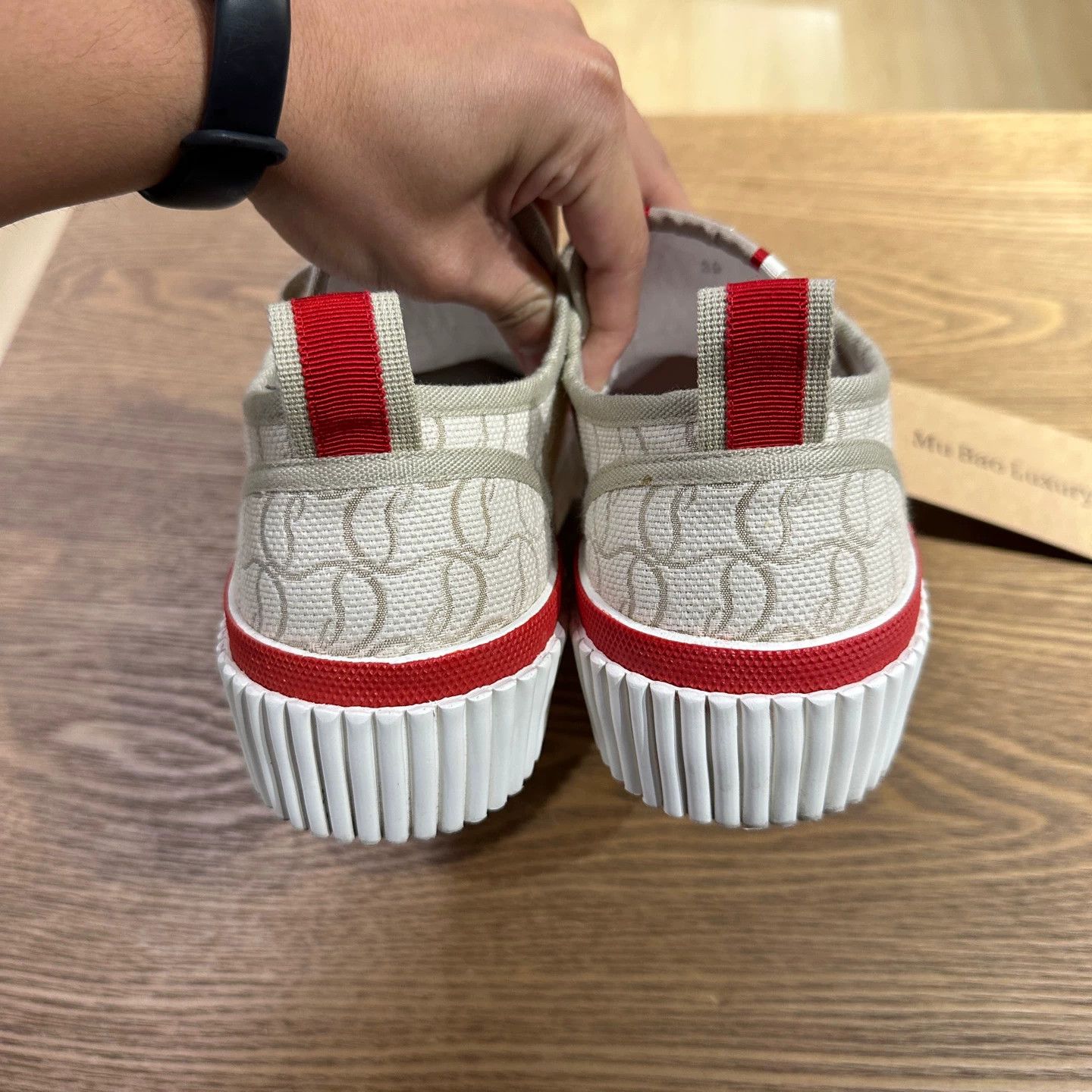 Christian Louboutin Christian Louboutin apr91 Full Print Canvas Sneaker 39 Size US 8.5 / IT 38.5 - 5 Thumbnail