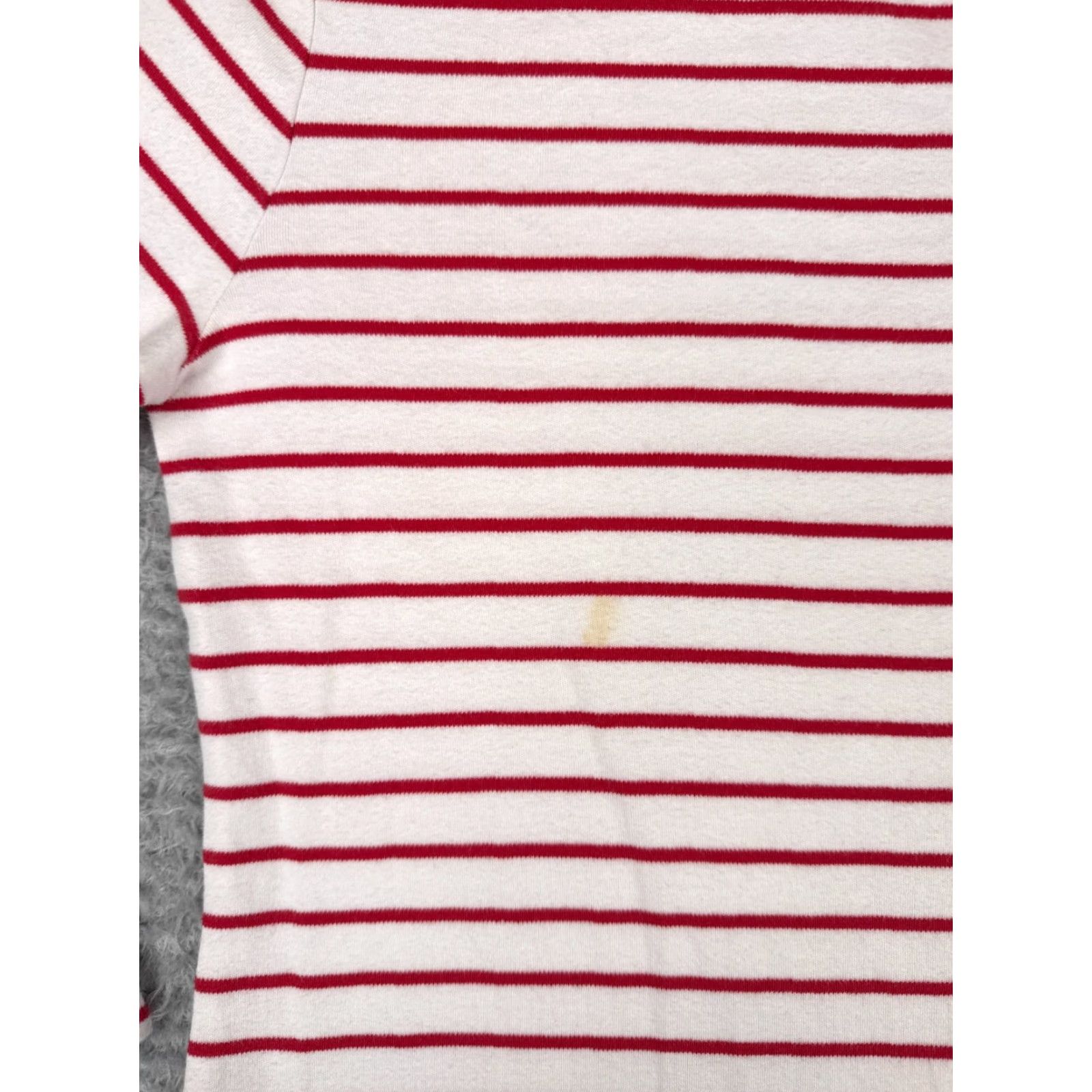 Nautica VINTAGE Nautica Shirt Women S Red Striped 3/4 Sleeve Round Neck 100% Cotton Size S / US 4 / IT 40 - 6 Thumbnail