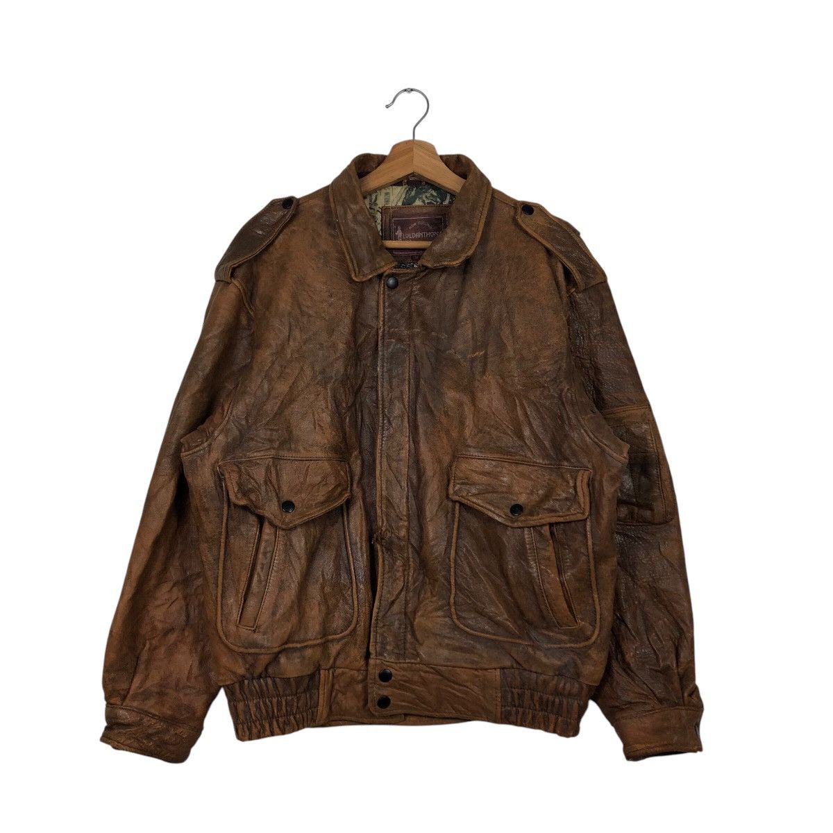Japanese Brand 📌Vintage Genuine Leather Jacket Loldanthony Issey Miyake Size US M / EU 48-50 / 2 - 2 Thumbnail