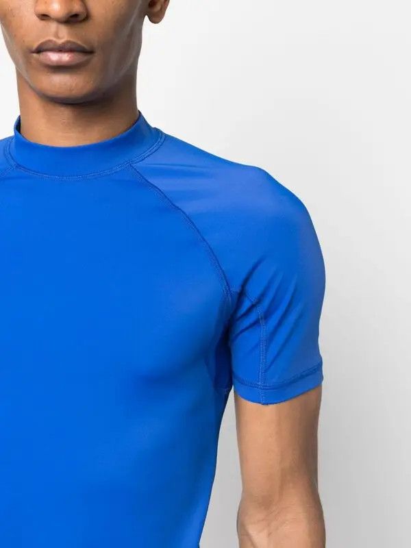 Balmain o1y0426 Crewneck T-Shirt in Bright Blue Size US M / EU 48-50 / 2 - 2 Thumbnail