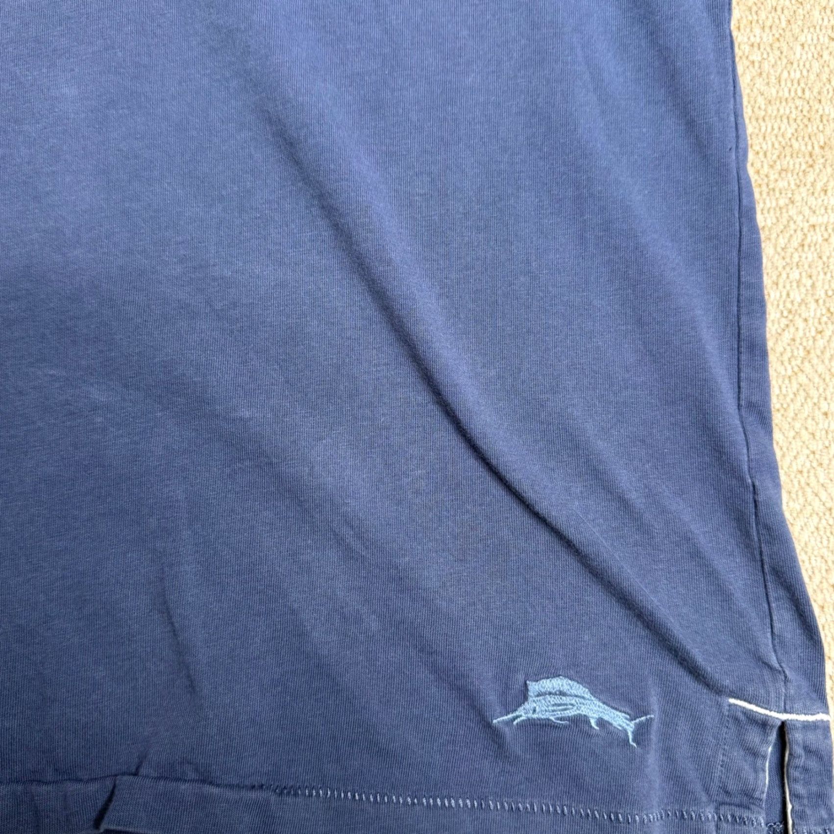 Tommy Bahama VINTAGE Tommy Bahama Relax Polo Shirt Mens L Blue Marlin Embroidered Cotton Casual Size US L / EU 52-54 / 3 - 4 Thumbnail