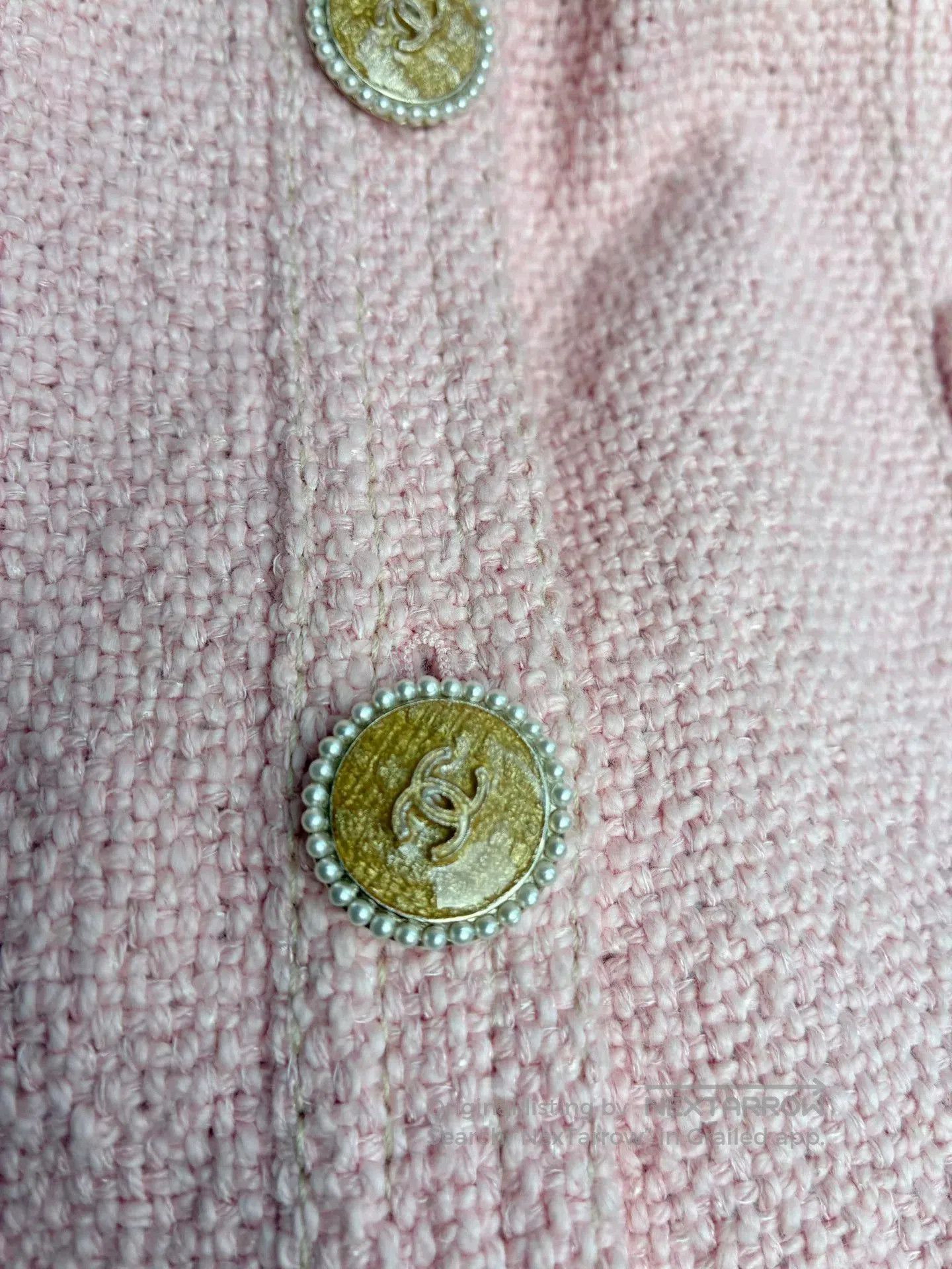 Chanel Chanel Seoul Collection Pink Woven Jacket. Size XXS / US 00 / IT 34 - 5 Thumbnail