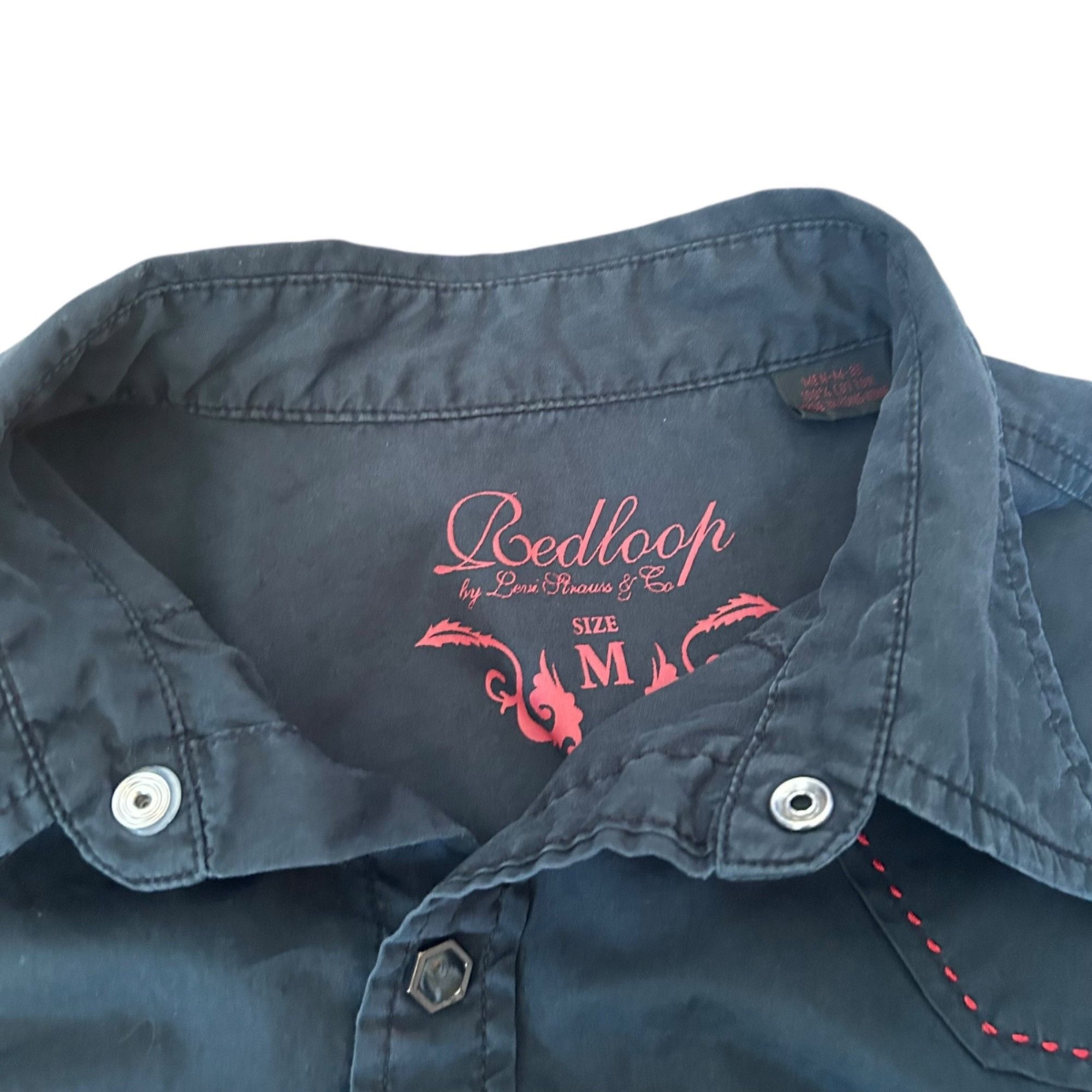Levi's Vintage Clothing Vintage Redloop Levi's Black Western Button Up Shirt M Size US M / EU 48-50 / 2 - 4 Thumbnail