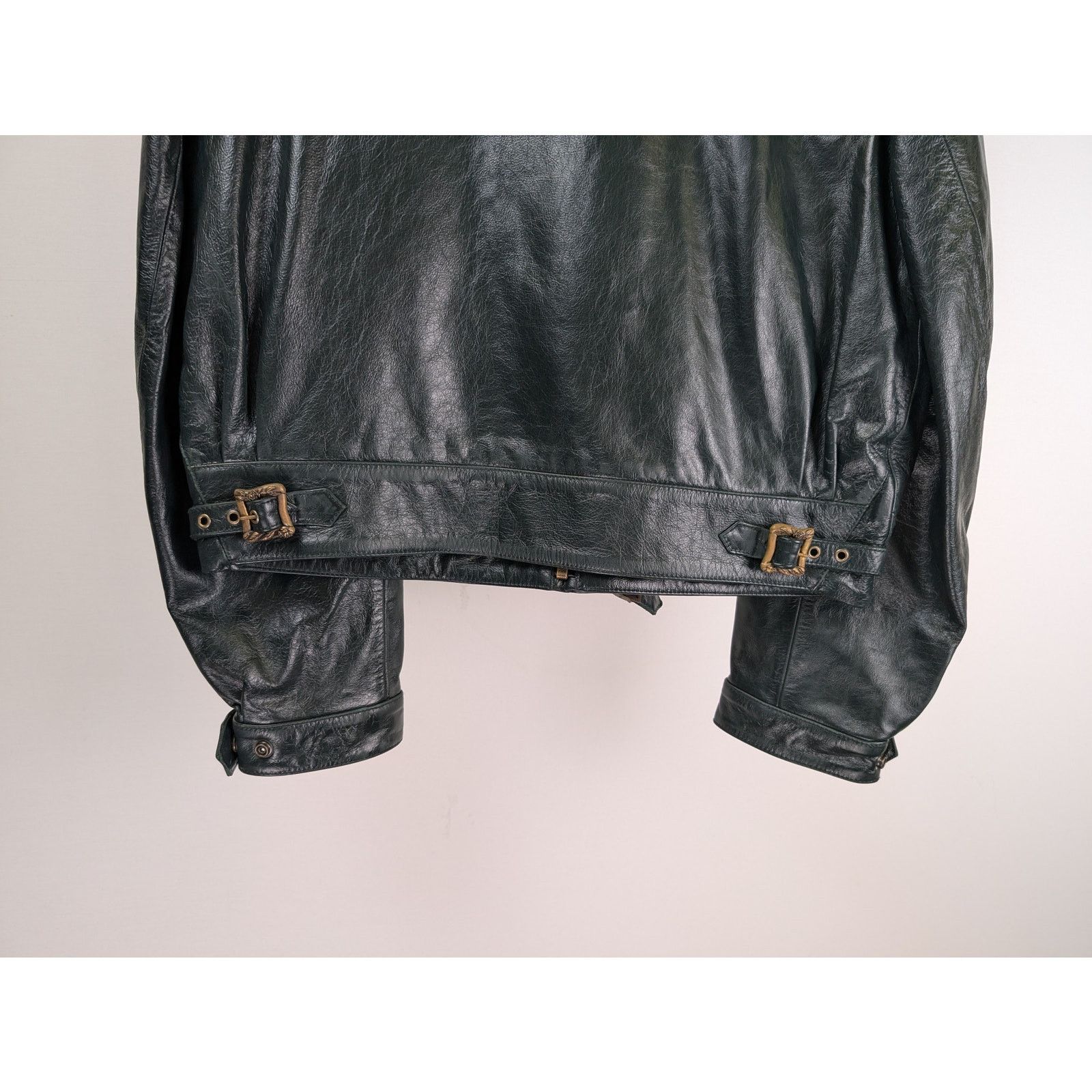 Enfants Riches Deprimes o1rshd1 Scorpio Rising Leather Jacket in Deep Green Size US XL / EU 56 / 4 - 10 Thumbnail