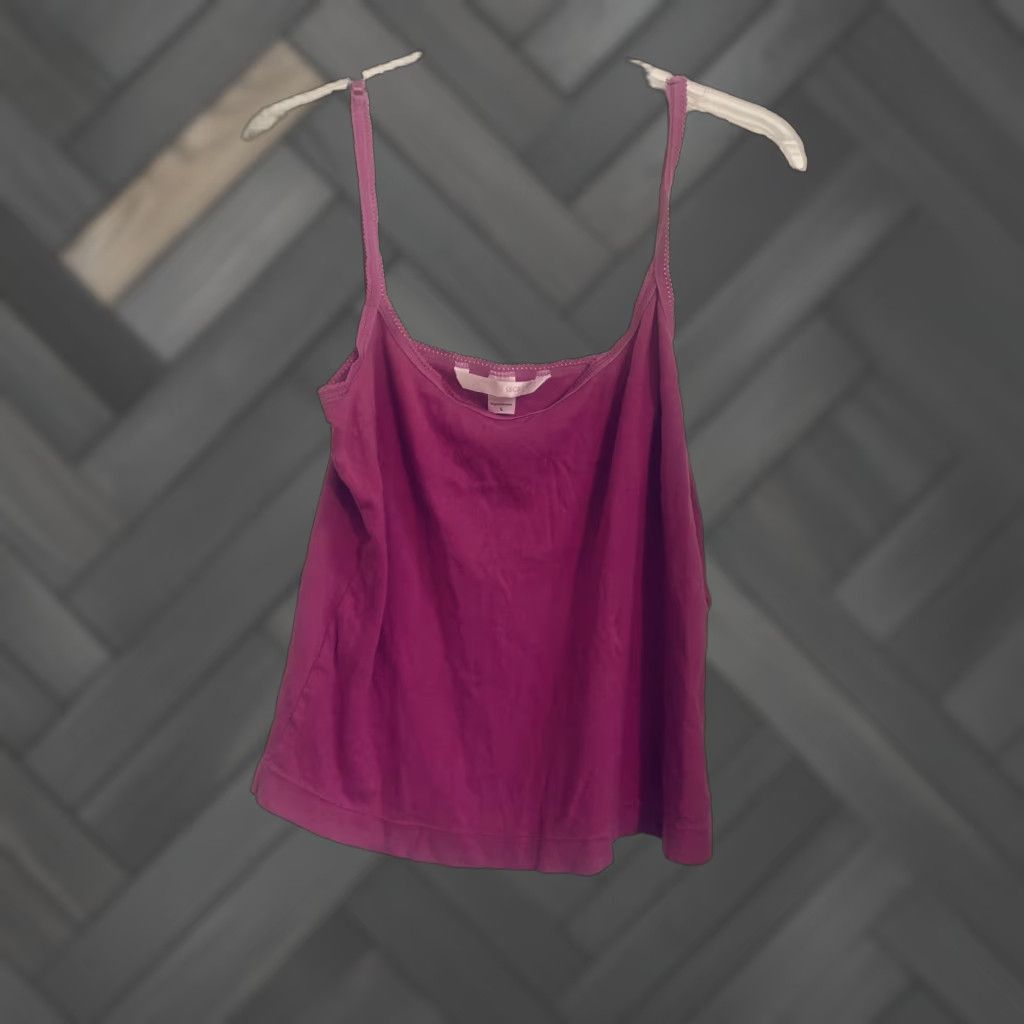 Victoria's Secret PINK Victoria's Secret Crop top Spaghetti strap Large Pink Sleeveless Crop top Women L Regular Colour Pink Victoria's Secret PINK Shirt Size L / US 10 / IT 46 - 1 Thumbnail