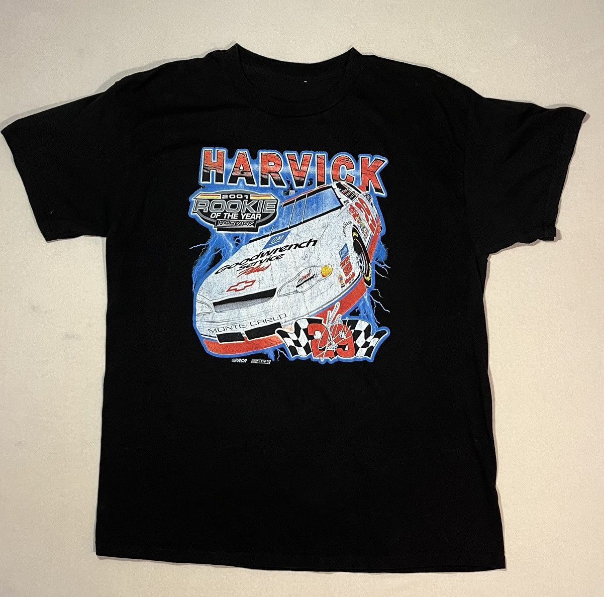 NASCAR × Vintage 2001 Rookie of the Year Harvick NASCAR Vintage T-shirt Size US L / EU 52-54 / 3 - 1 Preview