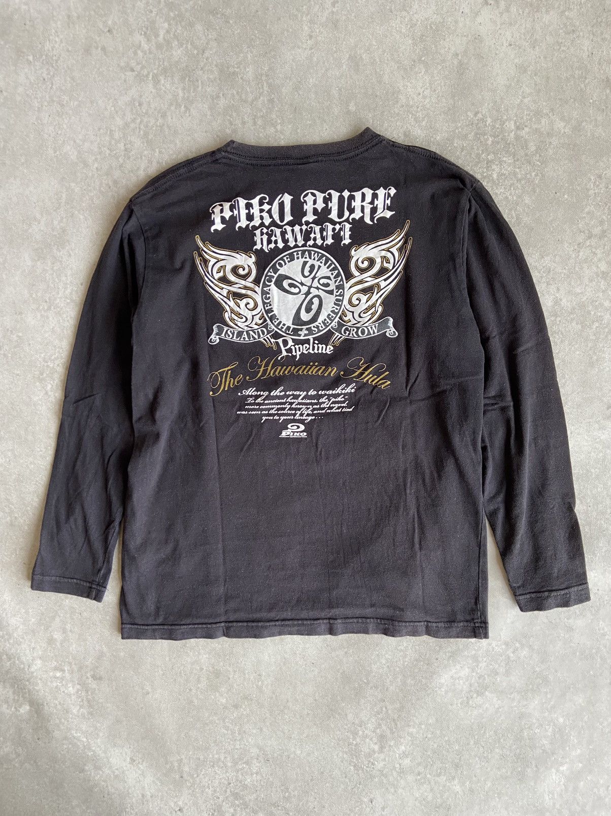 If Six Was Nine × Japanese Brand Piko Pure Hawaii Poem Longsleeve Size US M / EU 48-50 / 2 - 6 Thumbnail