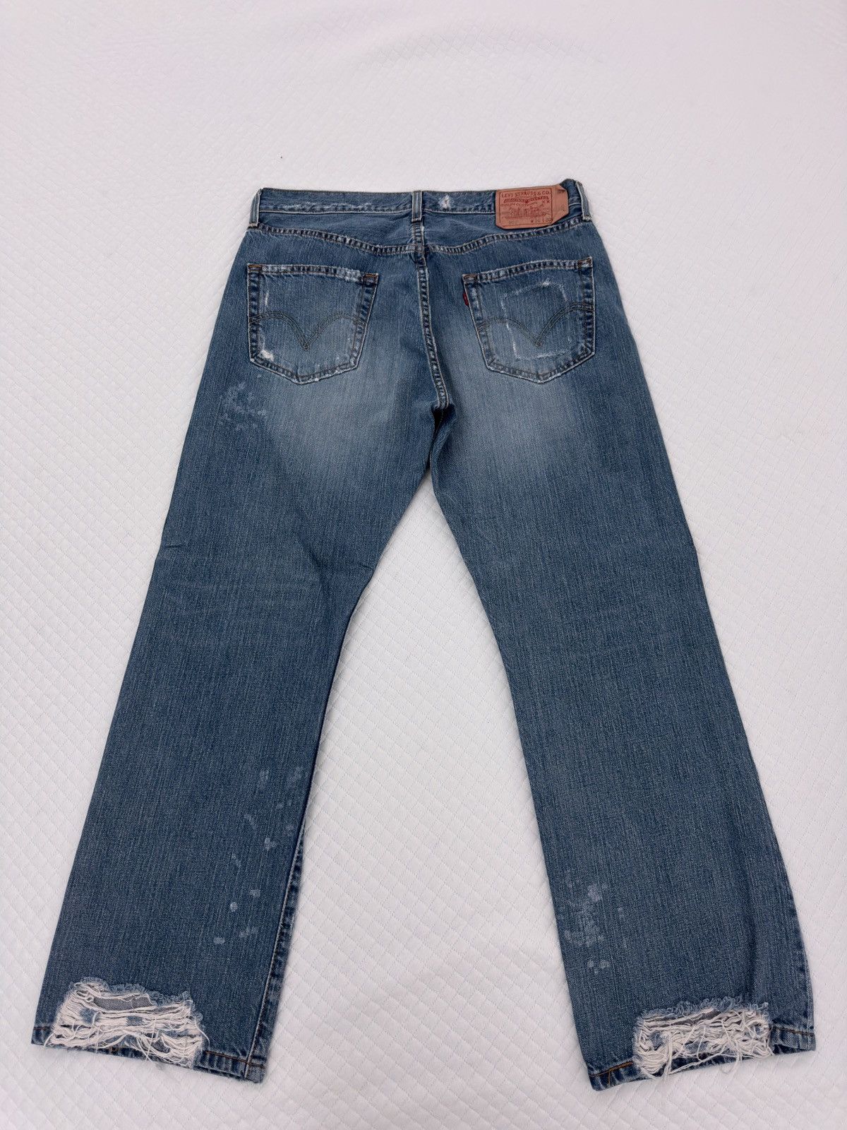 Levi's vintage distressed levi 501s Size US 36 / EU 52 - 4 Thumbnail