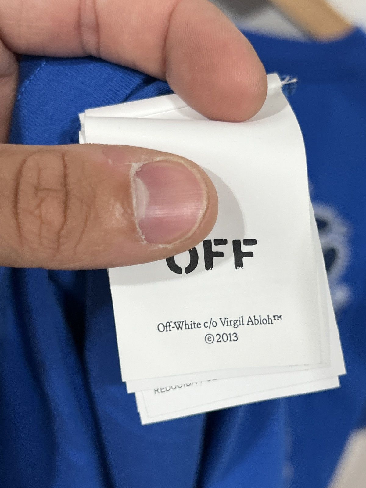 Off-White Off-White Bandana Blue Arrow Tee Size US M / EU 48-50 / 2 - 9 Thumbnail