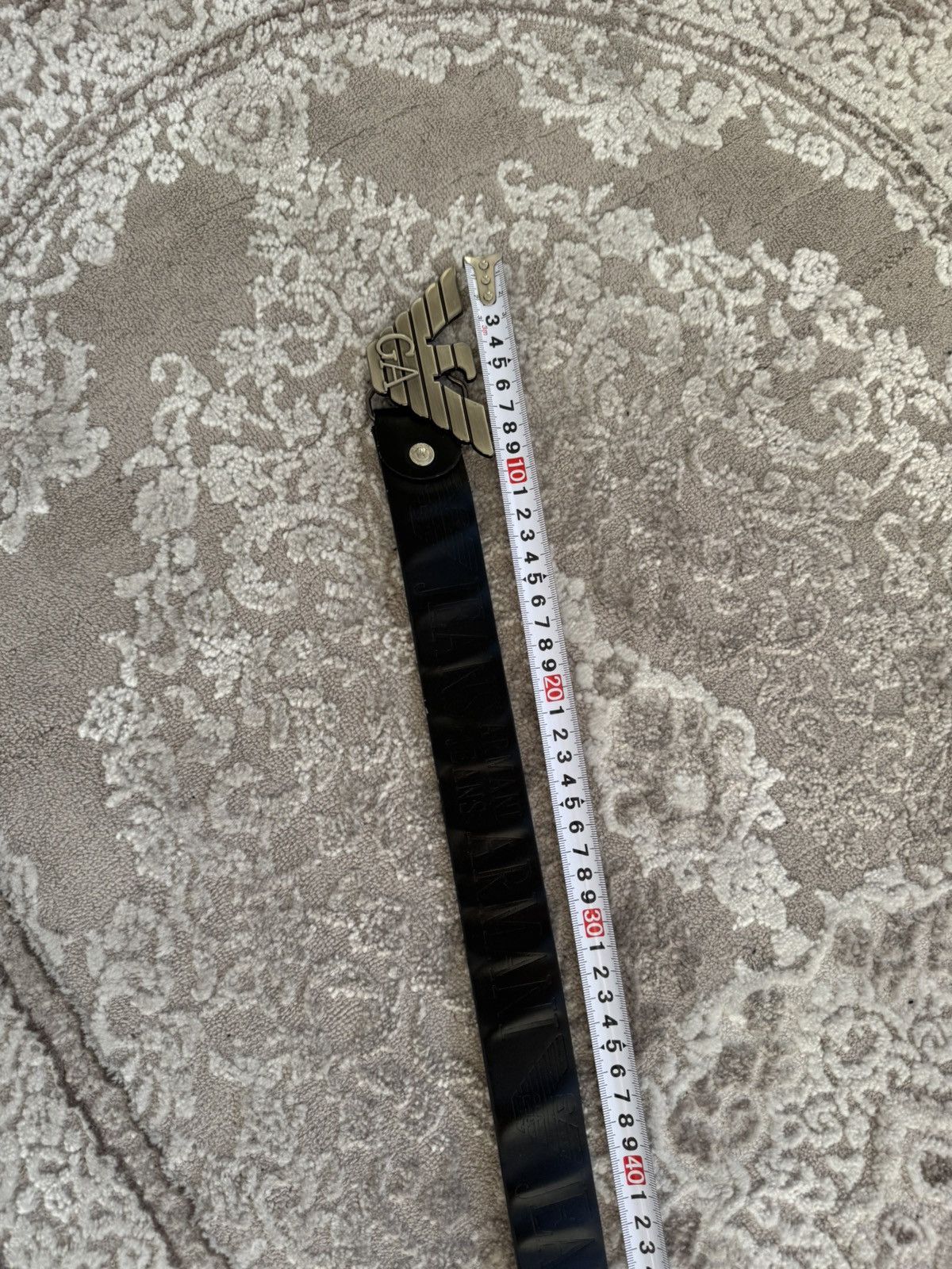 Armani Vintage Armani Monogram Big Buckley Belt Y2K Size ONE SIZE - 5 Thumbnail