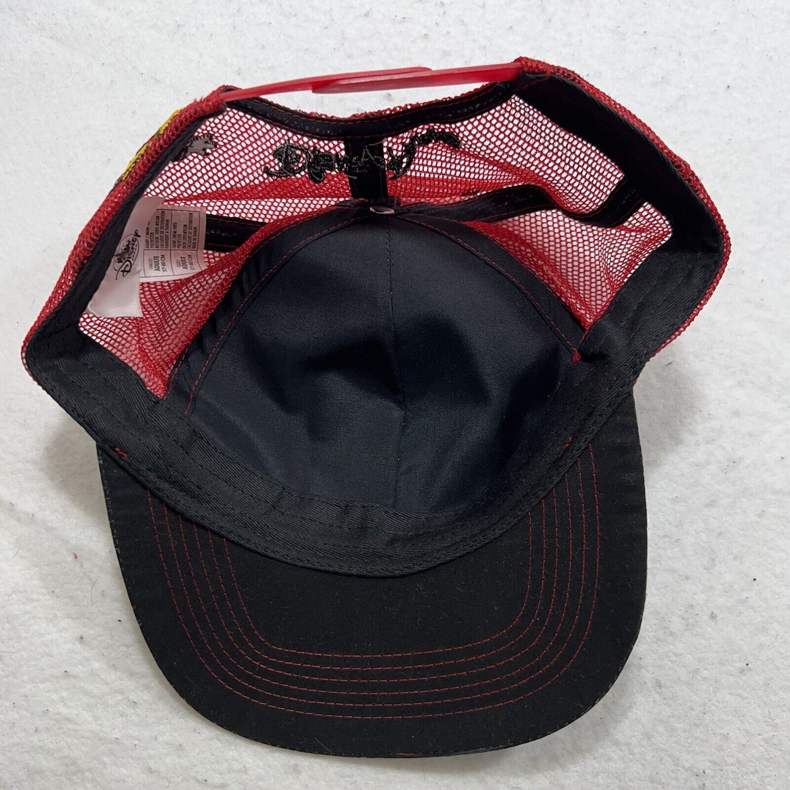 Disney Disney Adjustable Flat Brim Mickey Mouse Baseball Cap Hat Size ONE SIZE - 8 Thumbnail