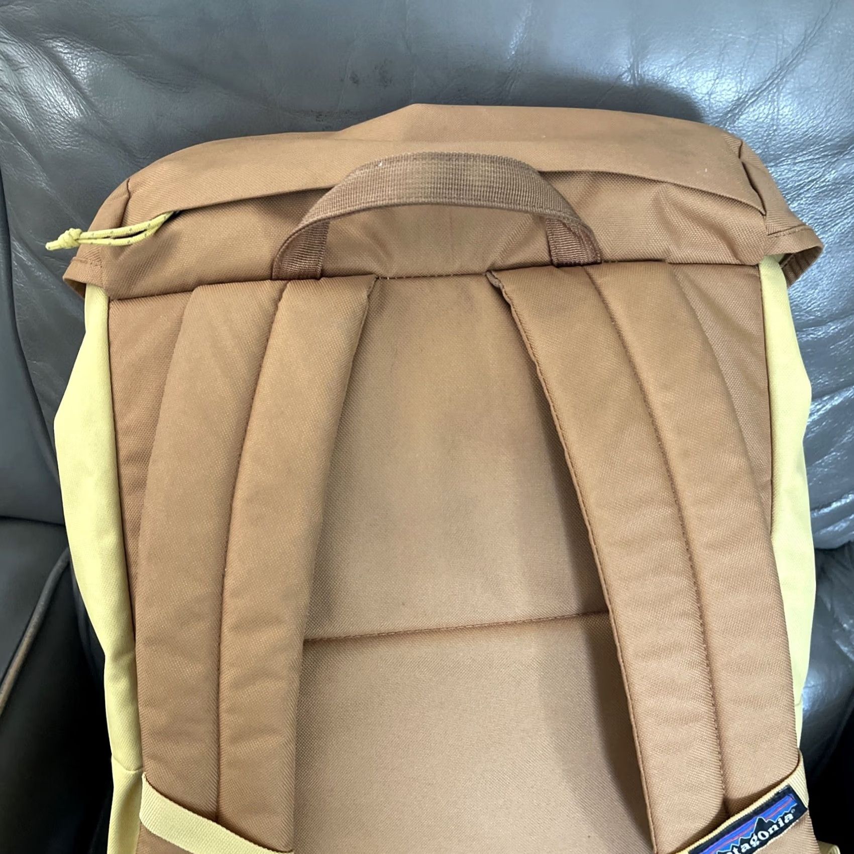 Patagonia Patagonia Backpack Mens One Size Yellow Arbor Lid Pack 48545FA22 Leather? (Note: No new info) Size ONE SIZE - 5 Thumbnail