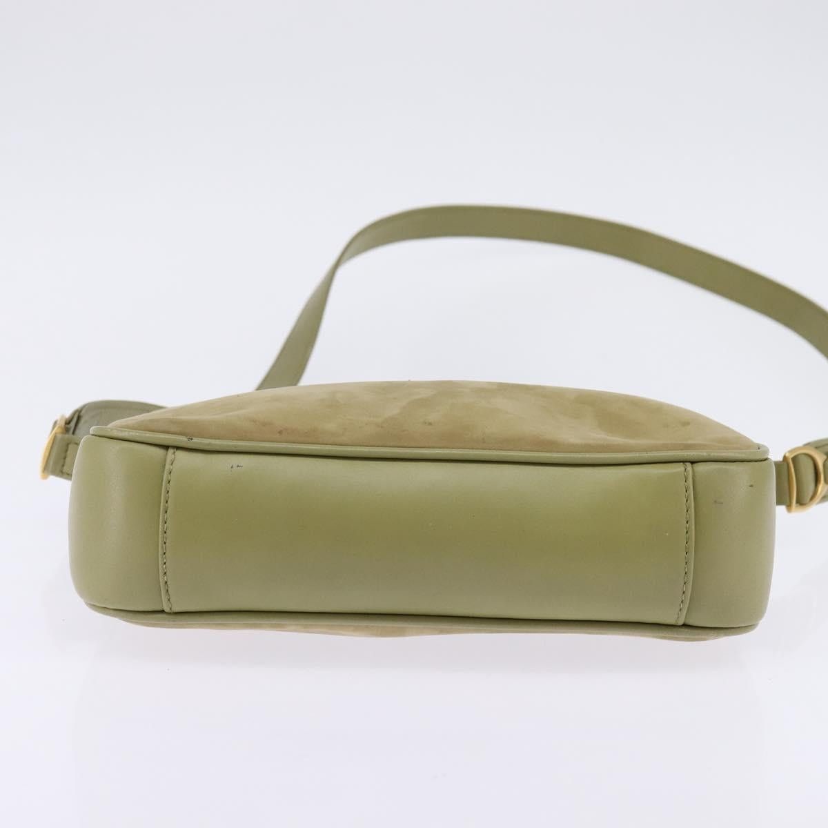 Gucci GUCCI Shoulder Bag Suede Leather Green Gold Size ONE SIZE - 9 Thumbnail